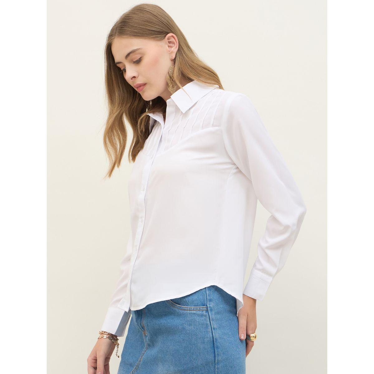 بلوزة بياقة سبريد وتفاصيل محزوزة-women-clothing-shirtsandblouses-shirts-image-3