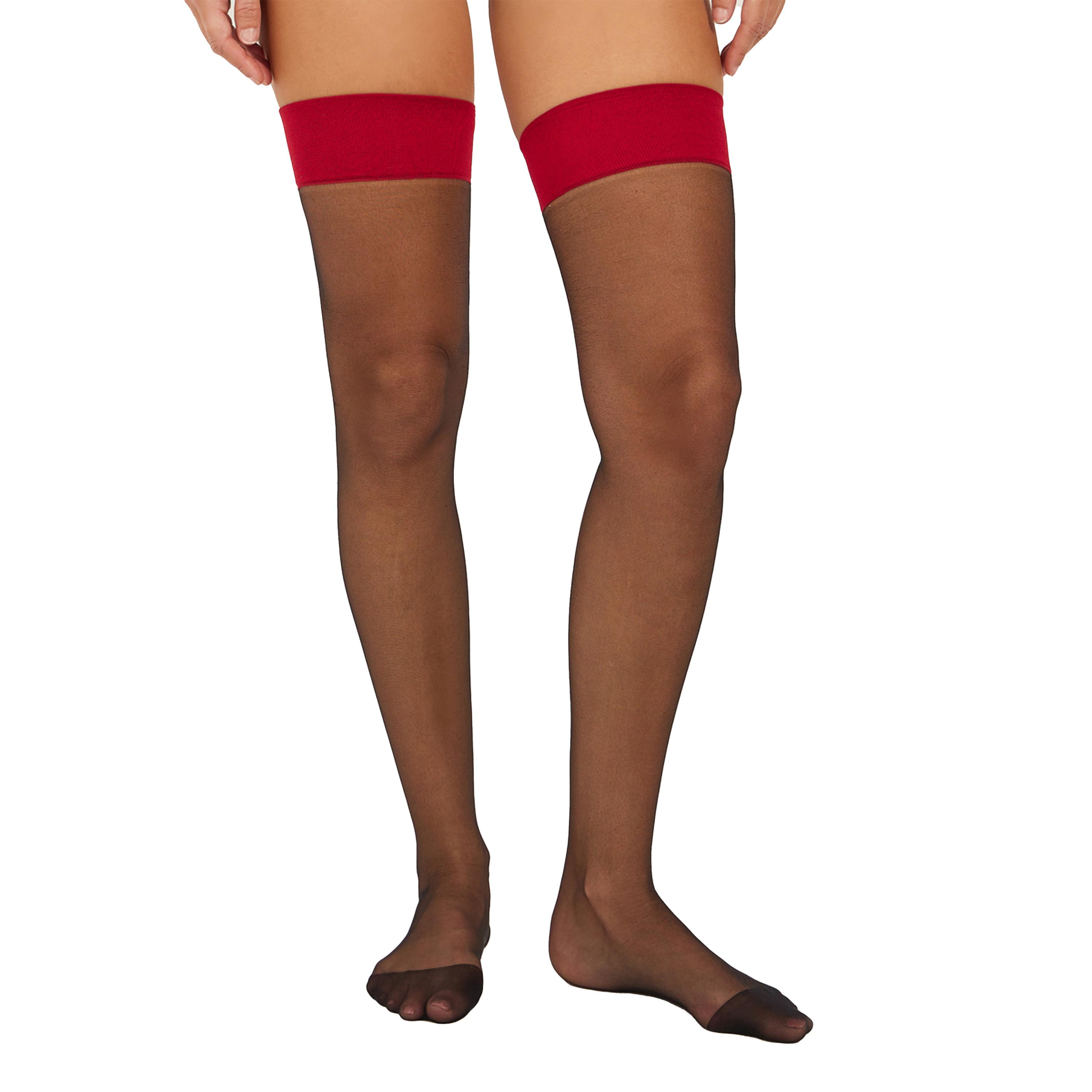 Styli Wide Cuff Stockings-women-socksandstockings-image-1