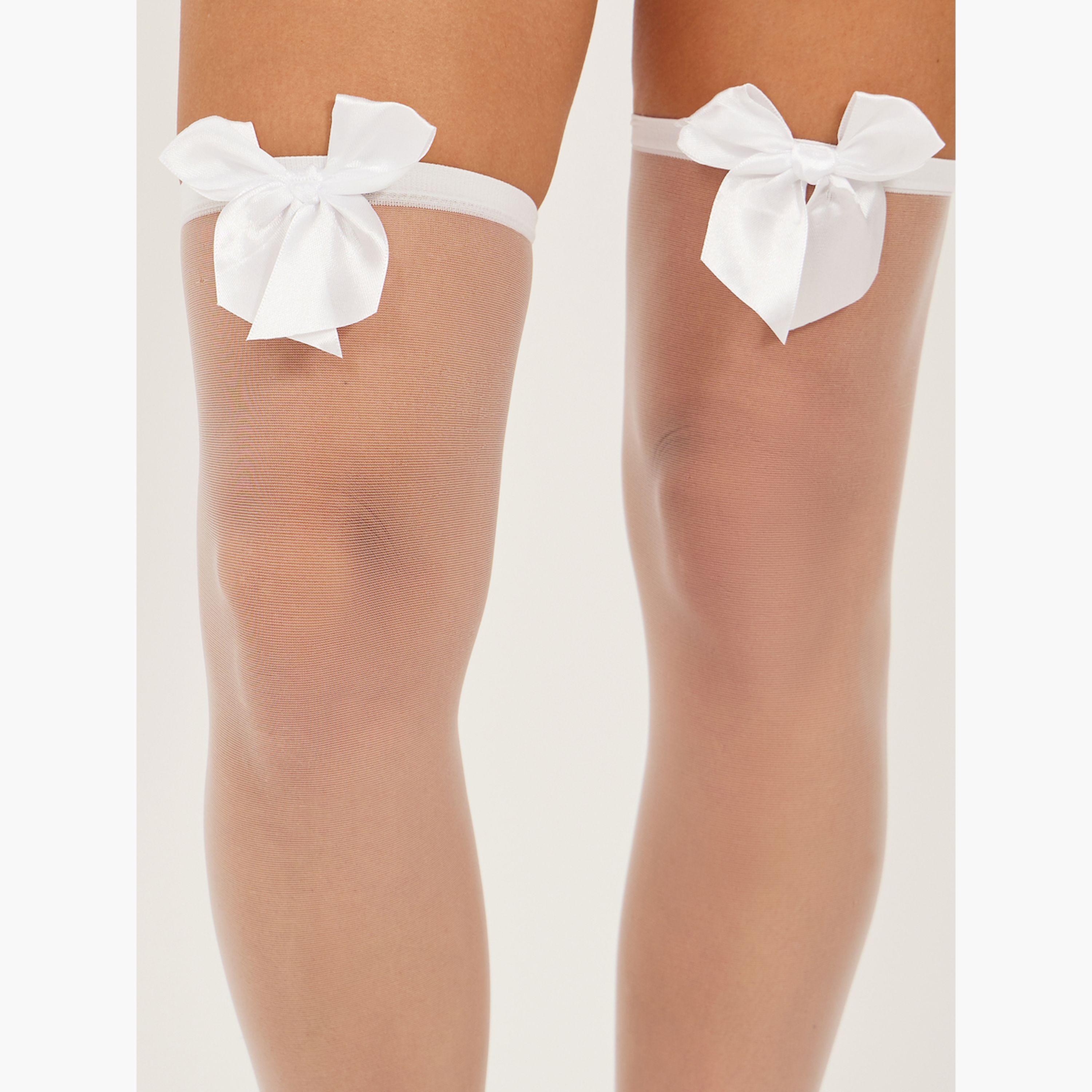 ستايلي - جوارب بشريط مميز-women-socksandstockings-image-2