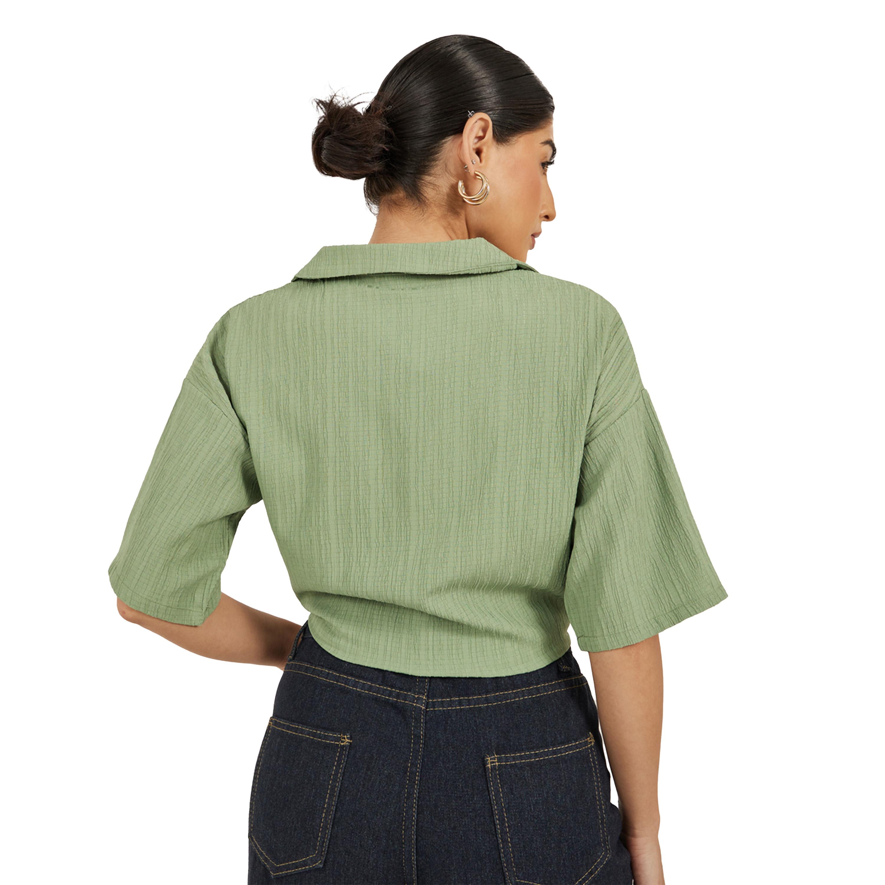 ستايلي -  قمة مزخرفة برقبة V-women-clothing-shirtsandblouses-blouses-image-5