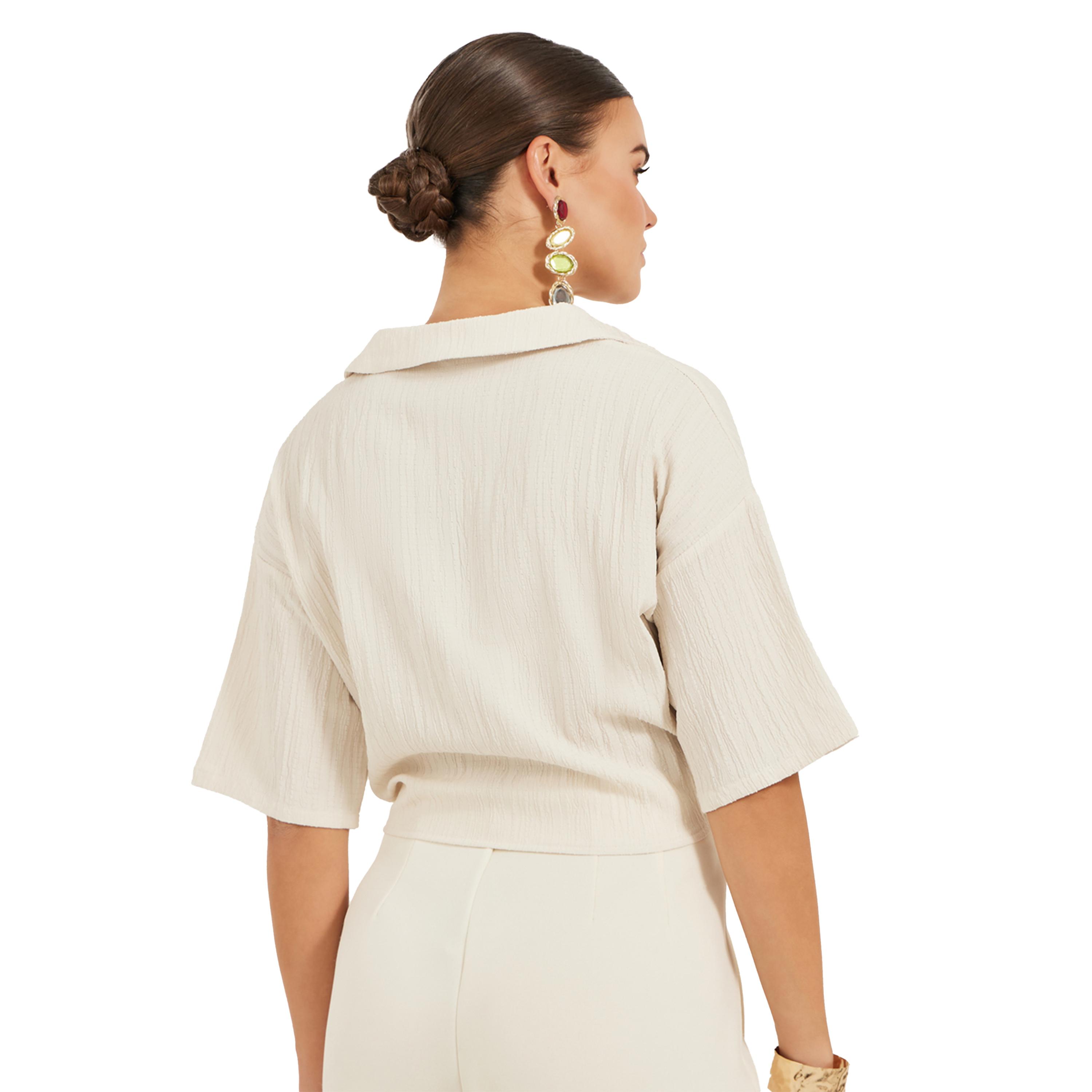 ستايلي -  قمة مزخرفة برقبة V-women-clothing-shirtsandblouses-blouses-image-4