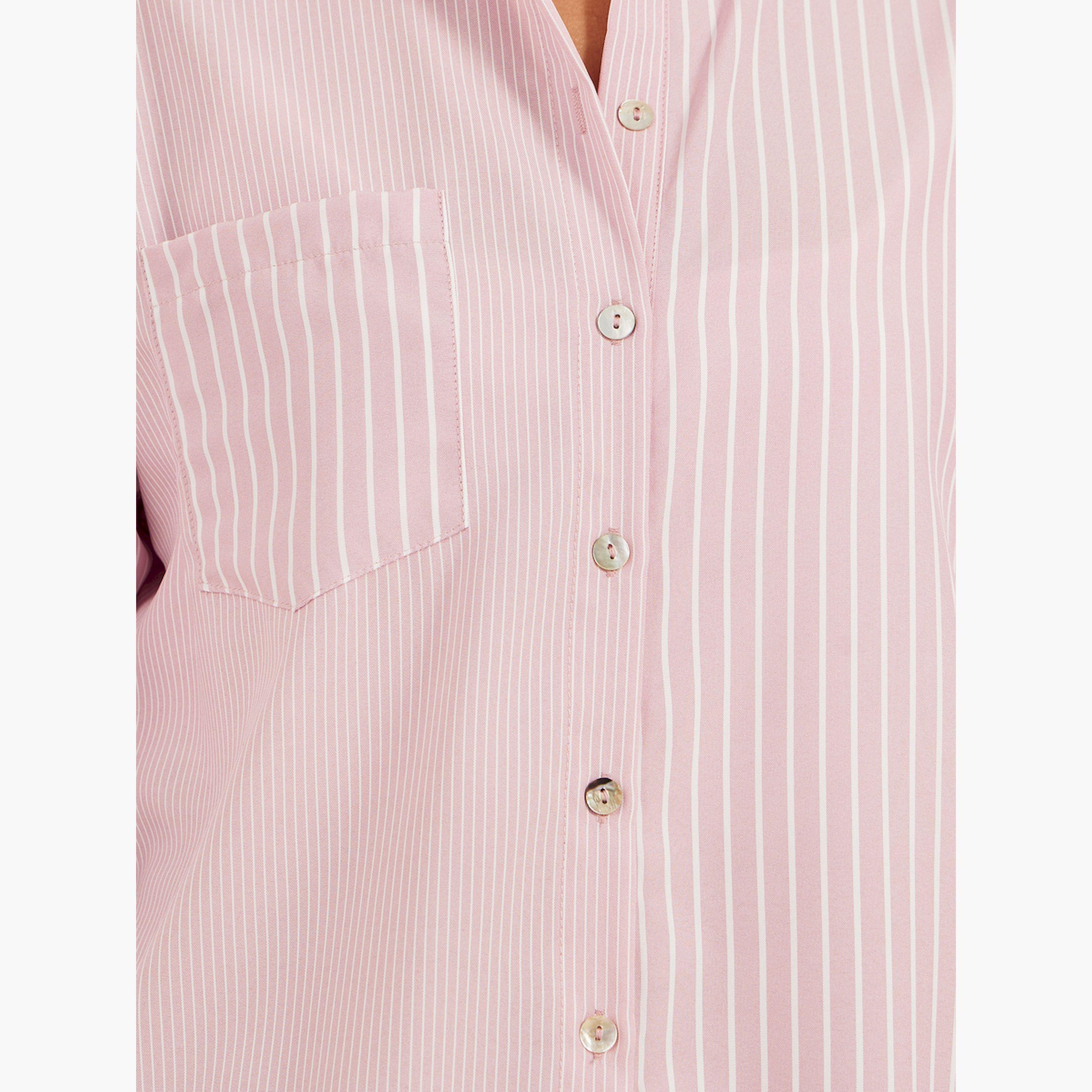 Styli Striped Button Down Oversized Shirt-women-clothing-shirtsandblouses-shirts-image-4