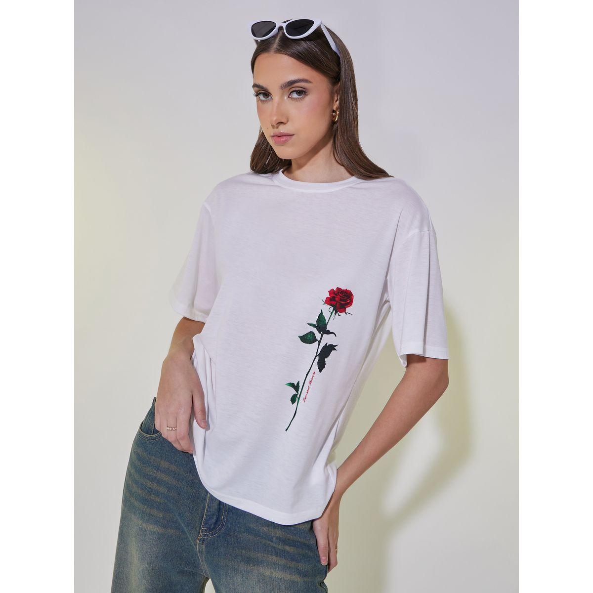 تيشيرت بطبعة جرافيك وأكمام قصيرة-women-clothing-tshirts-image-1