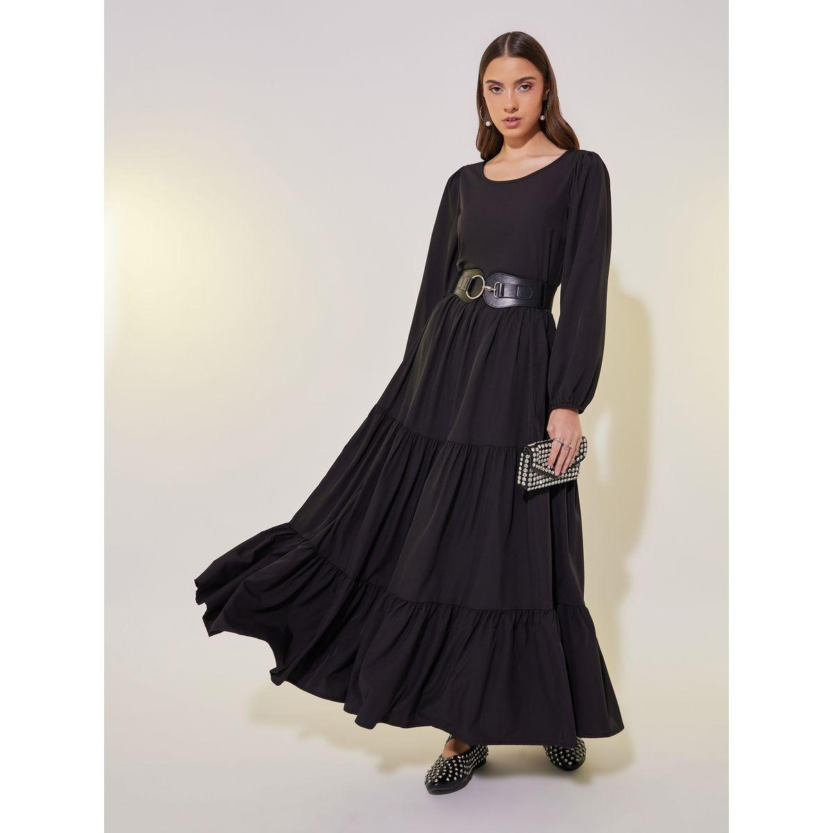 Take Two Puff Sleeve Tiered Maxi Dress-women-clothing-dresses-image-1