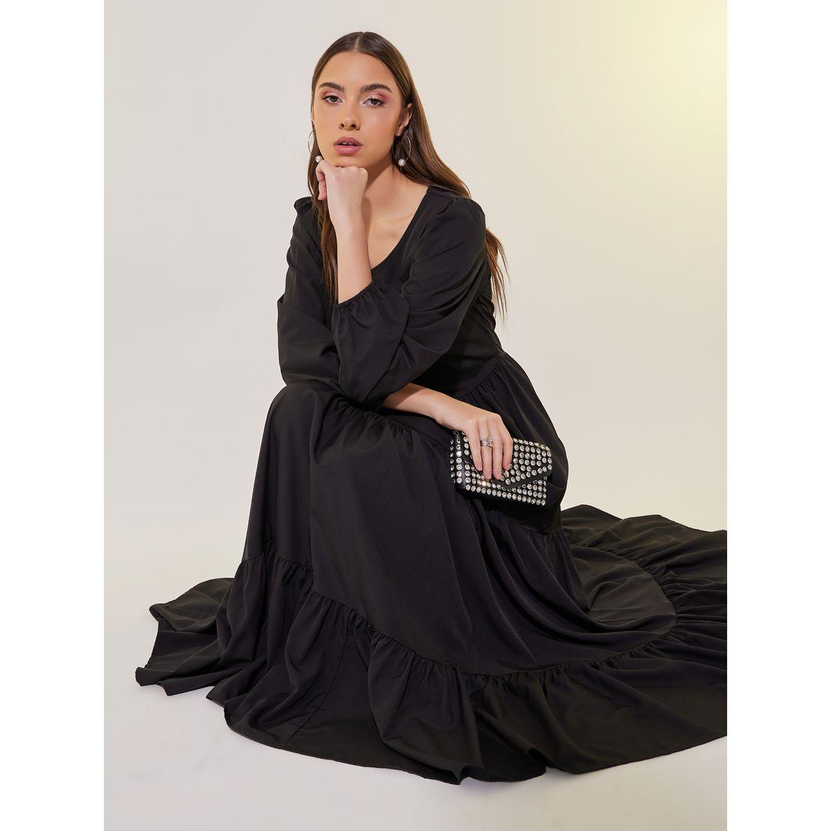 Take Two Puff Sleeve Tiered Maxi Dress-women-clothing-dresses-image-2