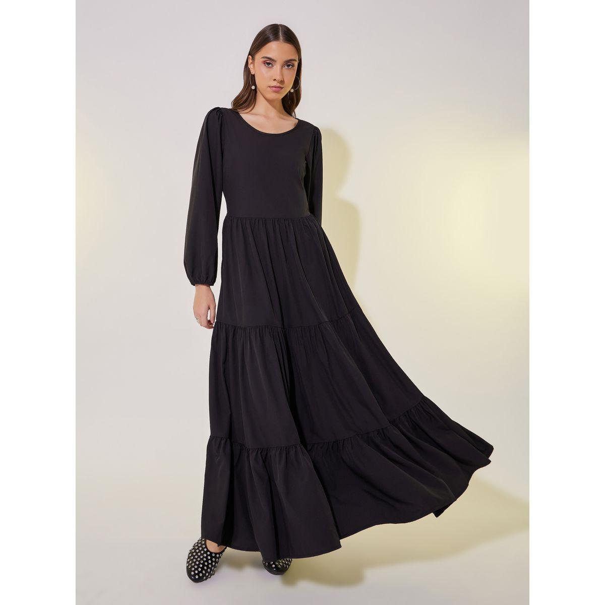 Take Two Puff Sleeve Tiered Maxi Dress-women-clothing-dresses-image-3