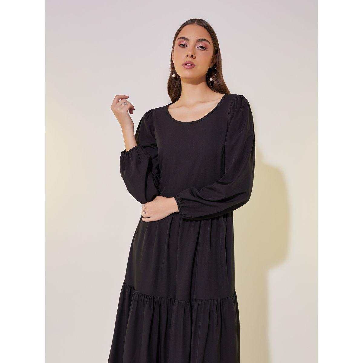 Take Two Puff Sleeve Tiered Maxi Dress-women-clothing-dresses-image-4