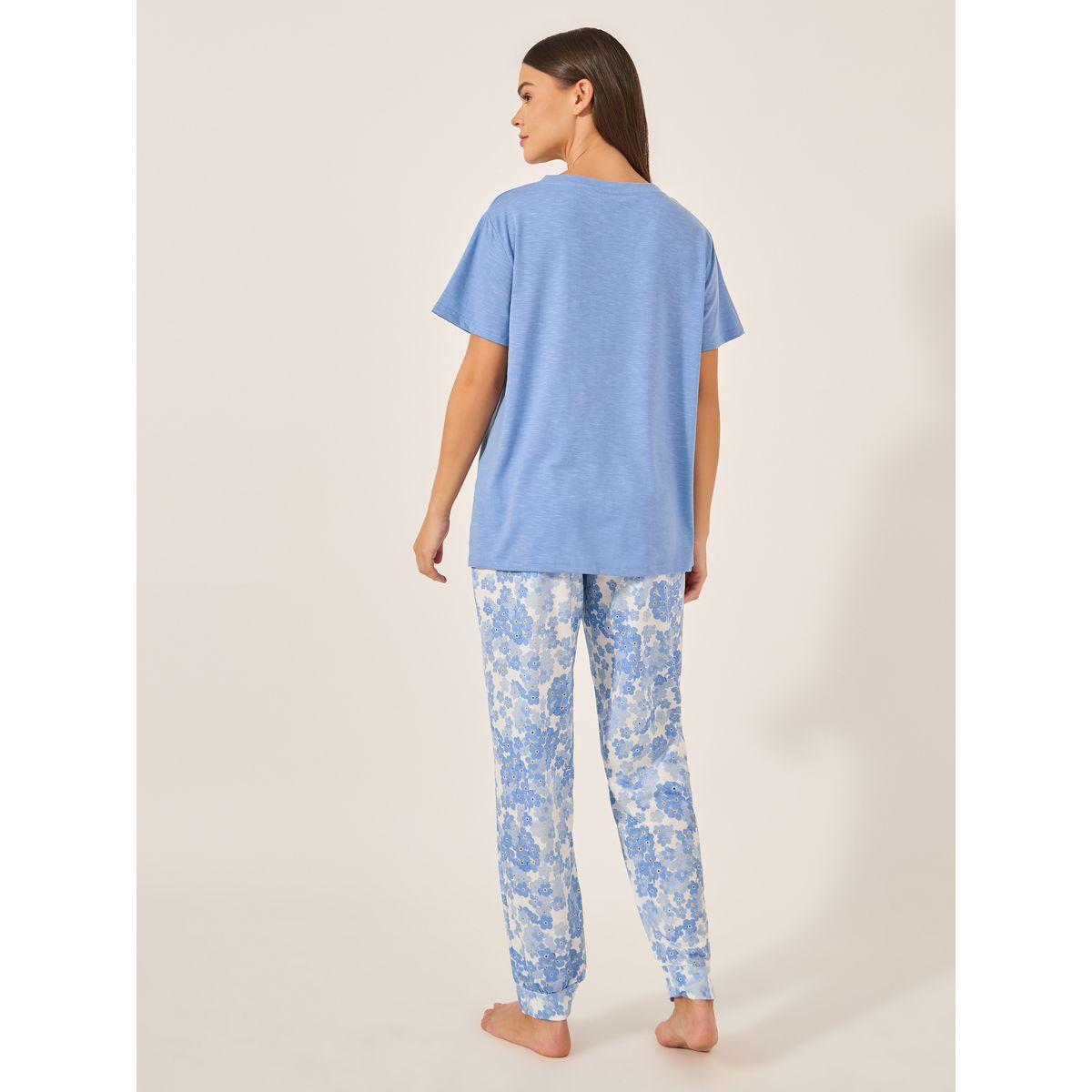 Styli Floral Cuffed Pajama Set-women-clothing-nightwear-pyjamas-longsets-image-5