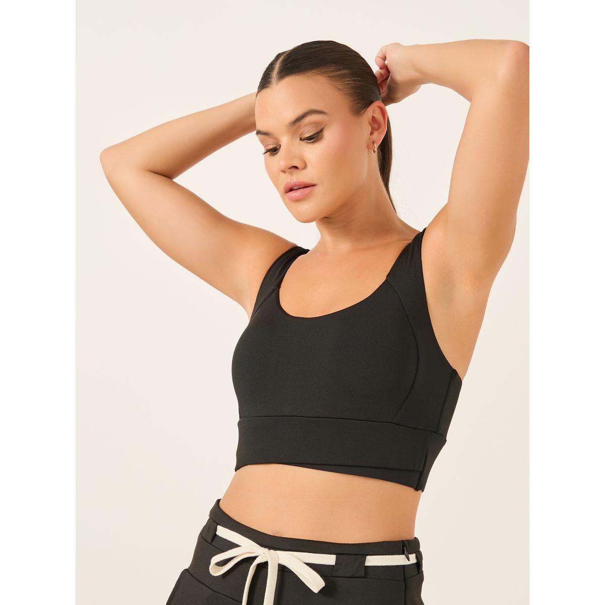 صدرية رياضية بشريط عريض مع مشبك عين وخطاف للغلق-women-clothing-sportswearandactivewear-sportsbras-image-1