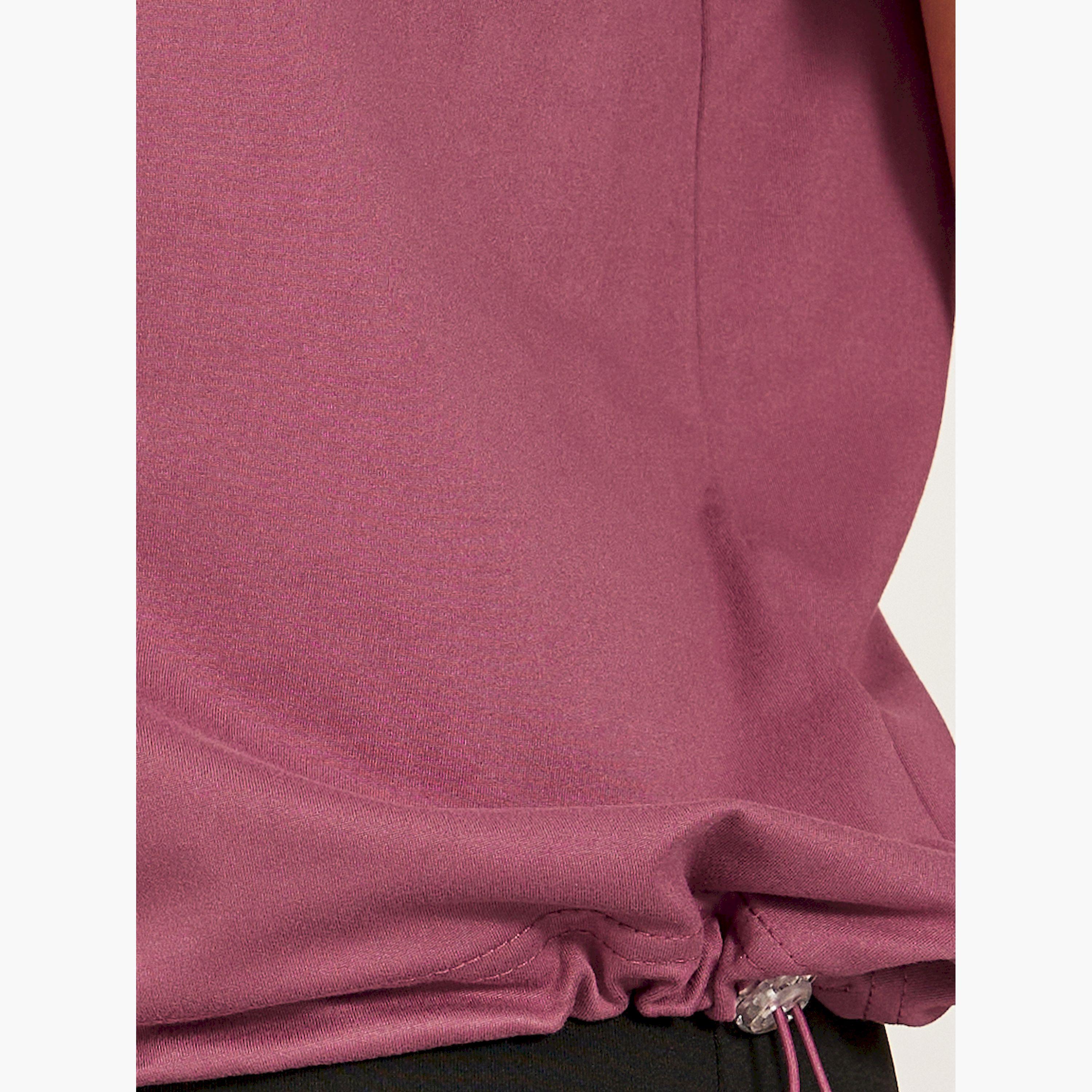 Styli Loose Fit Solid Activewear T-Shirt-sports-women-clothing-tshirtsandvests-image-3