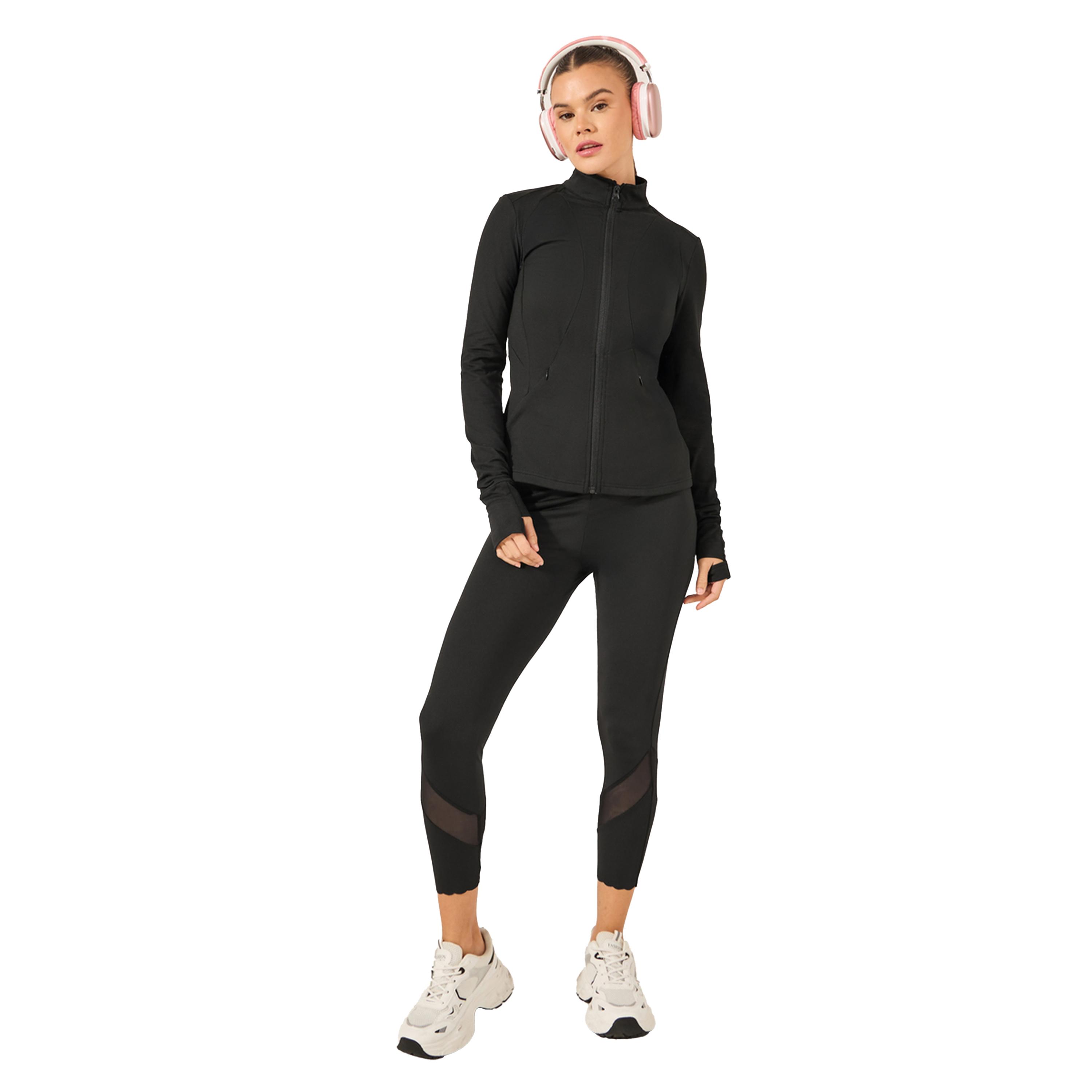 ستايلي -  جاكيت بسحاب وتفاصيل خياطة-women-clothing-sportswearandactivewear-coatsandjackets-jackets-image-3