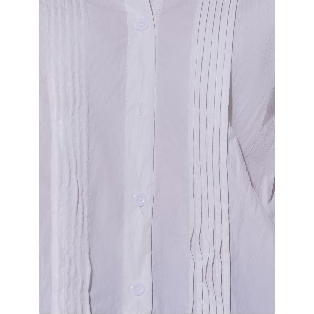 Pintuck Detail Cuffed Sleeve Regular Fit Shirt-women-clothing-shirtsandblouses-shirts-image-5
