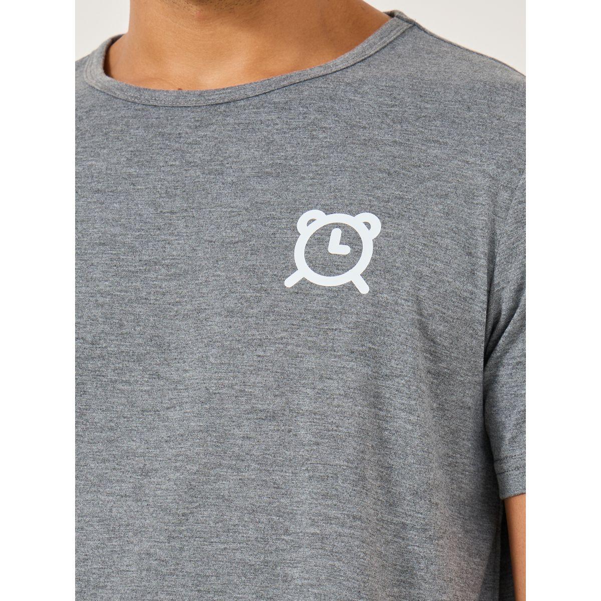 Styli Slogan Front and Back Printed T-Shirt and Shorts Set-men-clothing-nightwear-sets-image-3