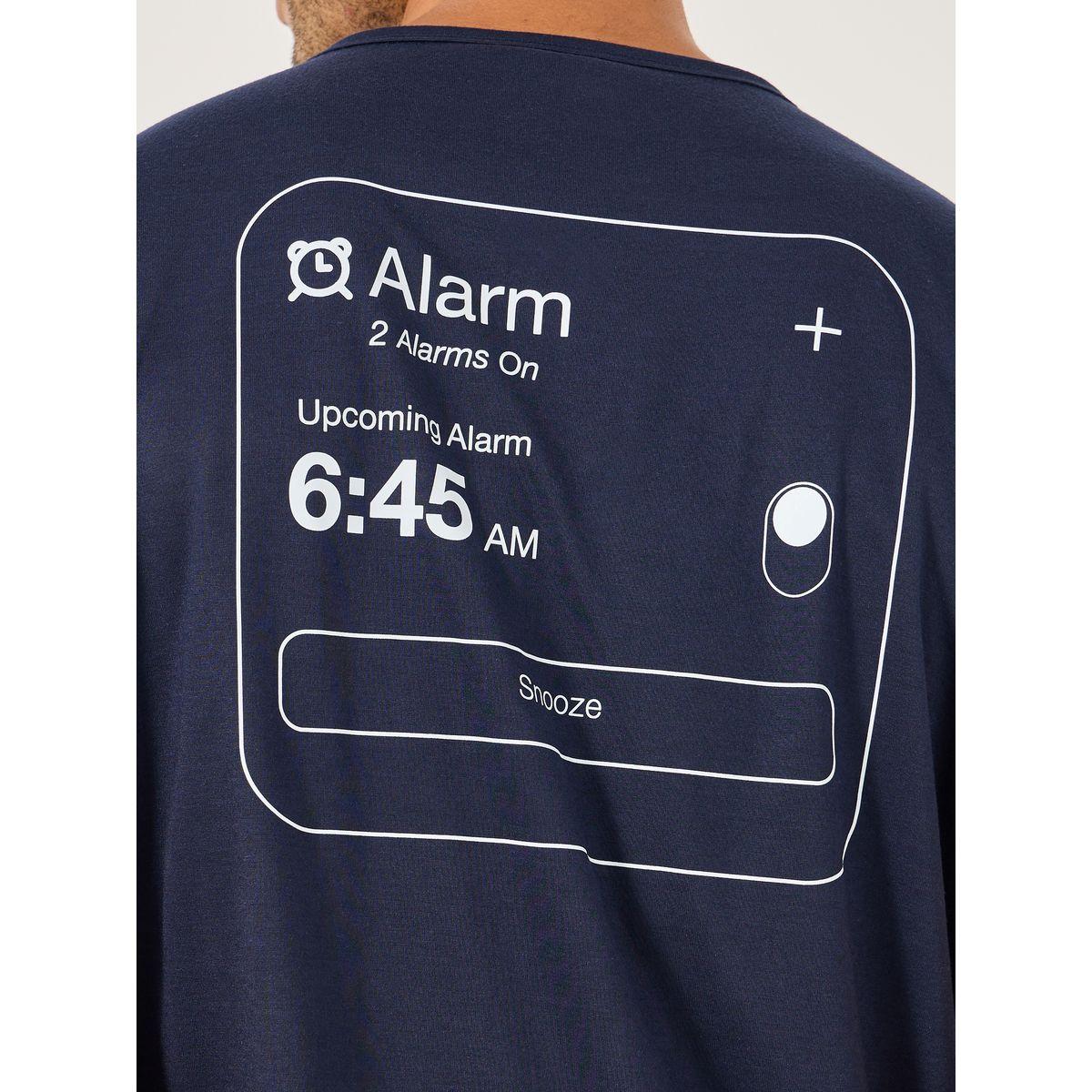 Styli Slogan Front and Back Printed T-Shirt and Shorts Set-men-clothing-nightwear-sets-image-6