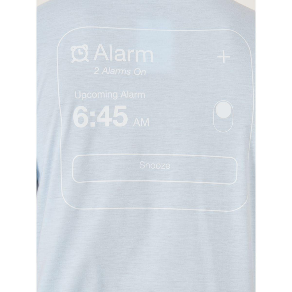 Styli Slogan Front and Back Printed T-Shirt and Shorts Set-men-clothing-nightwear-sets-image-4