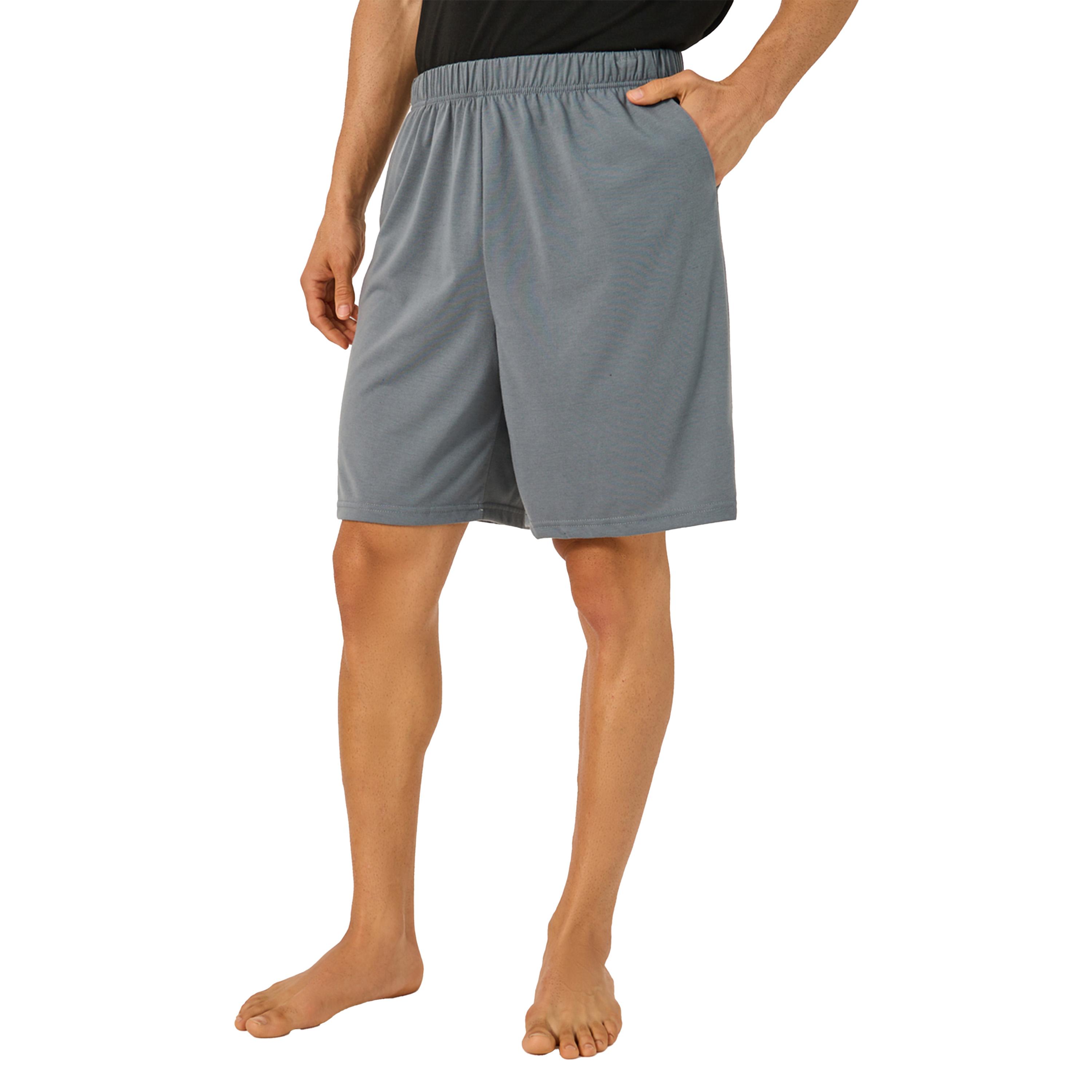 ستايلي - طقم تي شيرت مطبوع برقبة دائرية مع شورت-men-clothing-nightwear-sets-image-5