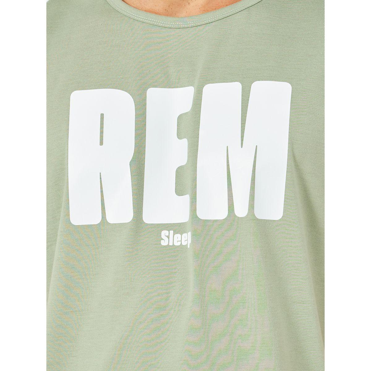 Styli Slogan Printed T-Shirt and Solid Shorts Set-men-clothing-nightwear-sets-image-3