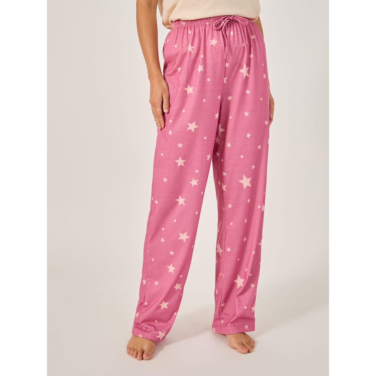 Styli Printed Pajama Set with Round Neck T-Shirt-women-clothing-nightwear-pyjamas-longsets-image-6