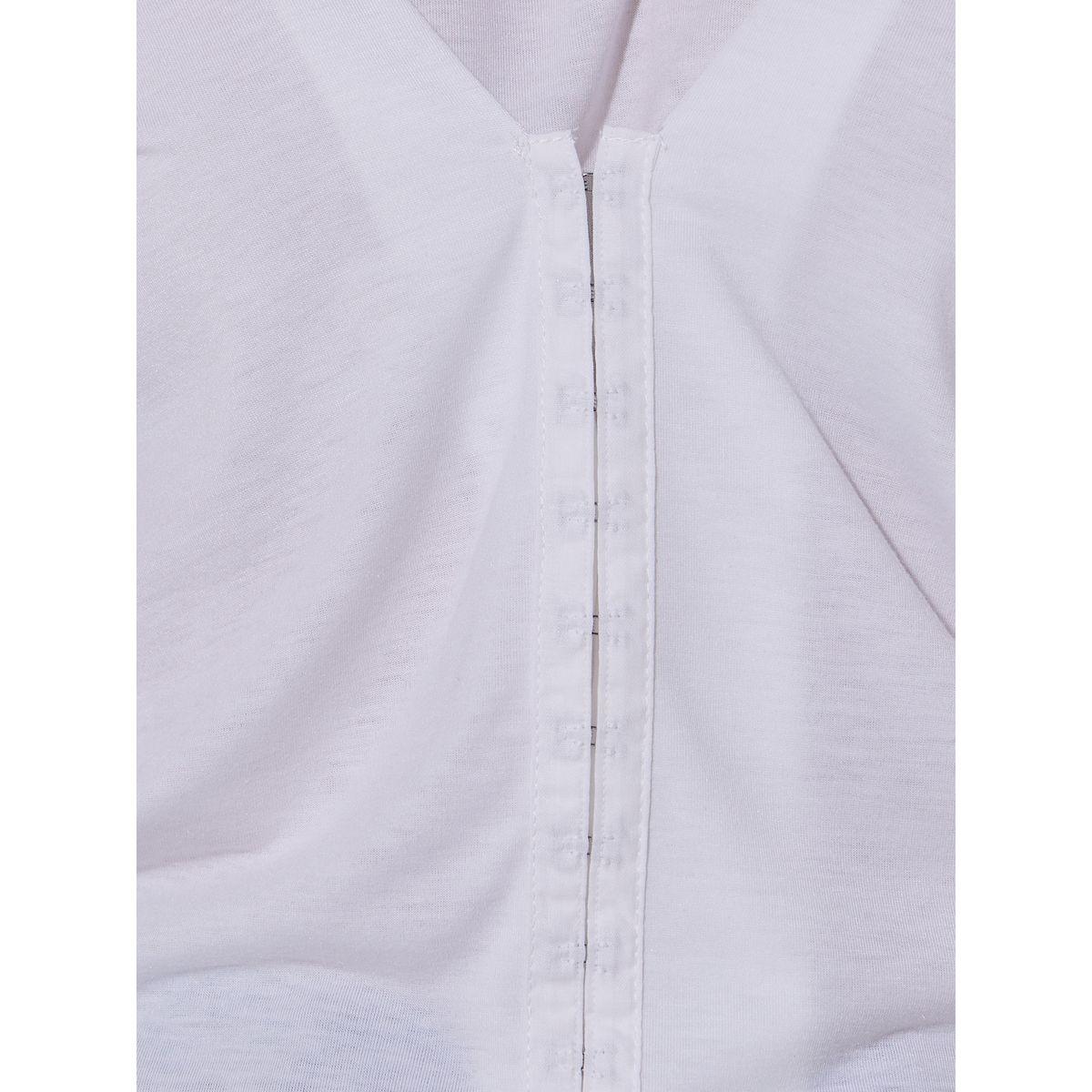 Solid Round Neck Hook and Eye Detail T-Shirt-women-clothing-tshirts-image-3