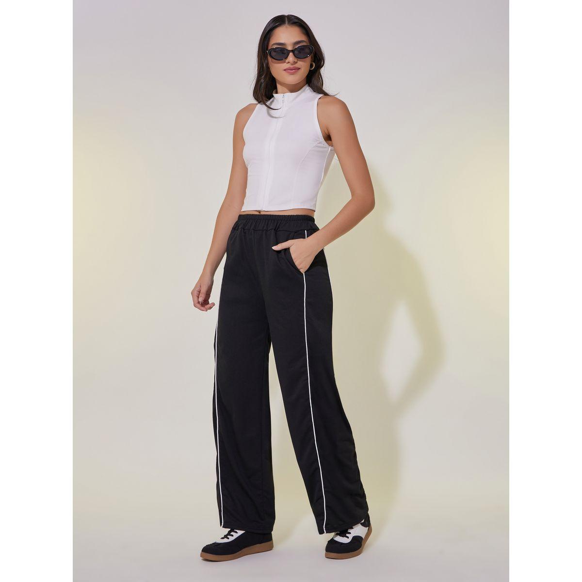 Take Two Contrast Piping Detail Straight Leg Pants-women-clothing-bottoms-trousers-image-1