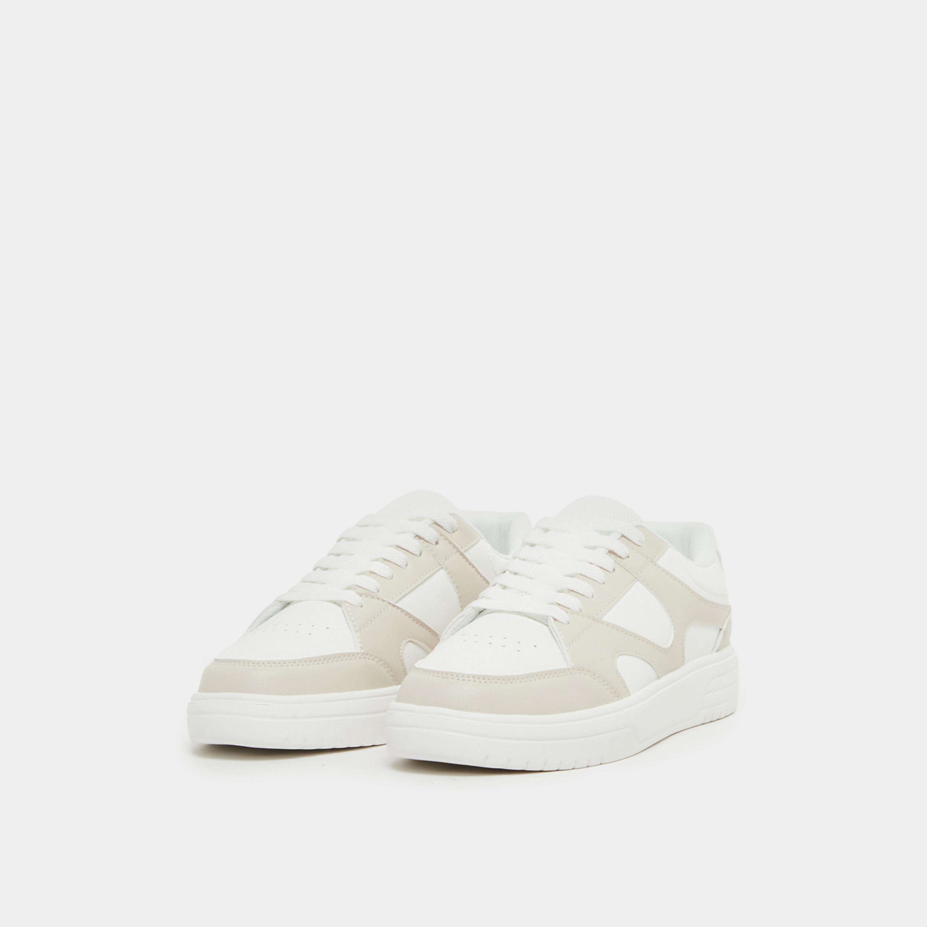 Styli Color Block Lace Up Sneakers-women-shoes-sneakers-image-2