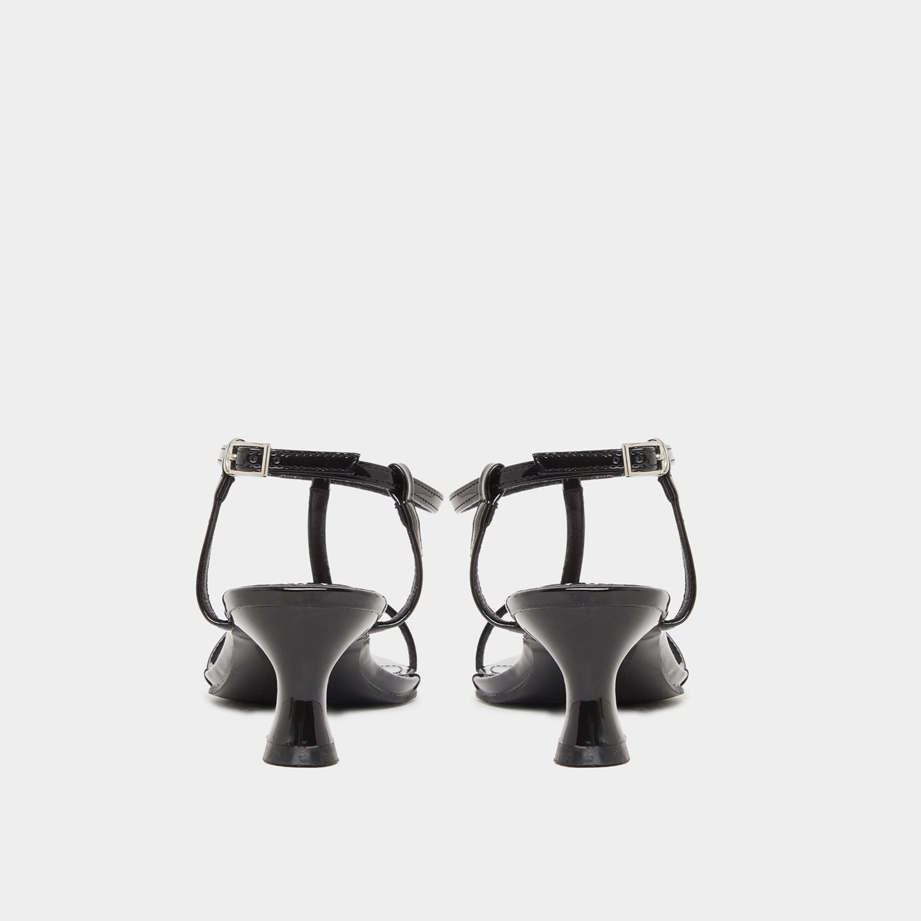 Styli Plain Strappy Kitten Heel Sandals-women-shoes-sandals-heeled-image-3