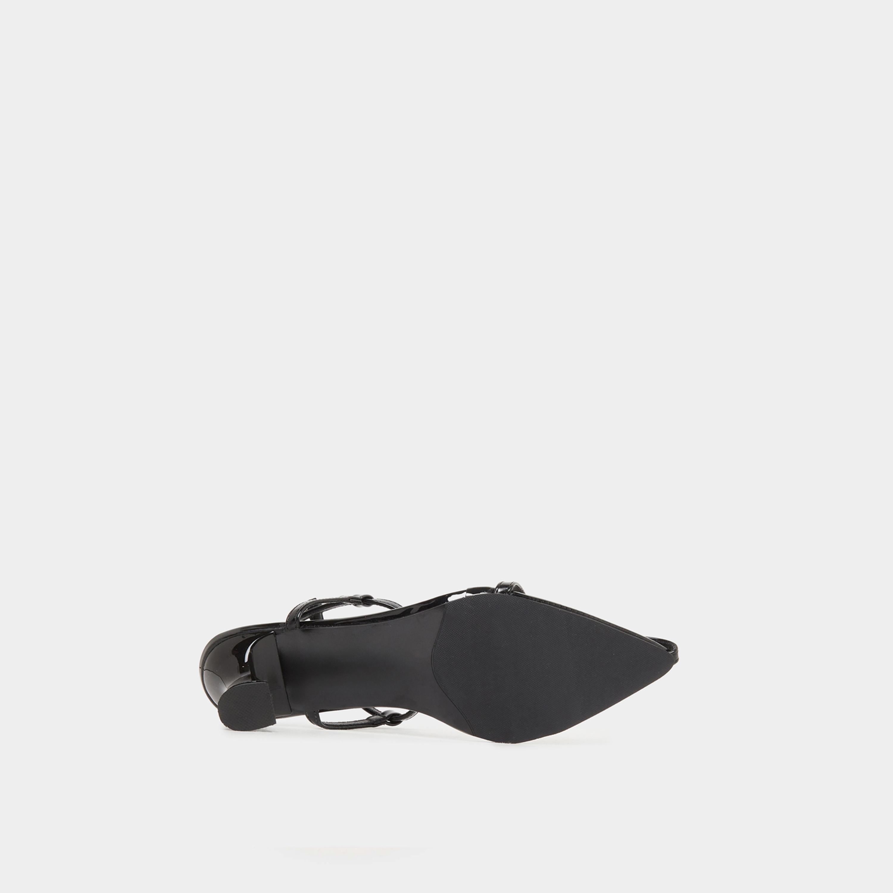 Styli Plain Strappy Kitten Heel Sandals-women-shoes-sandals-heeled-image-6