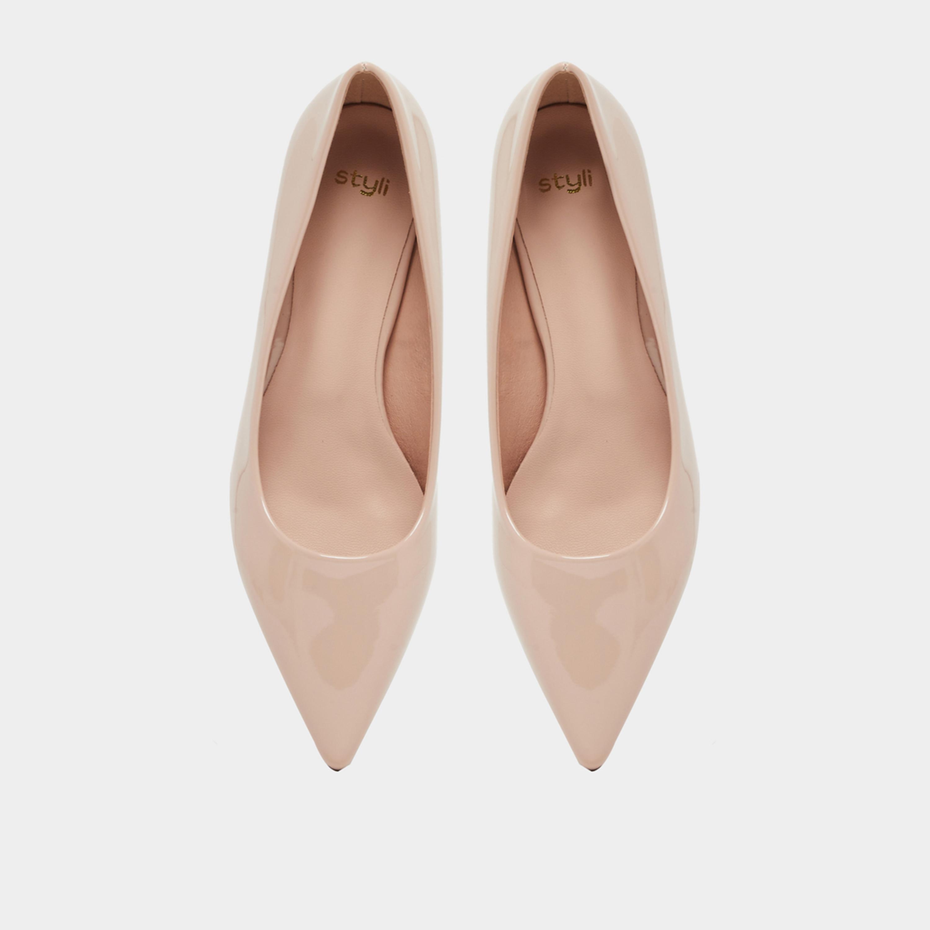 Styli Pointed Toe Stiletto Heel Pumps-women-shoes-heels-image-5
