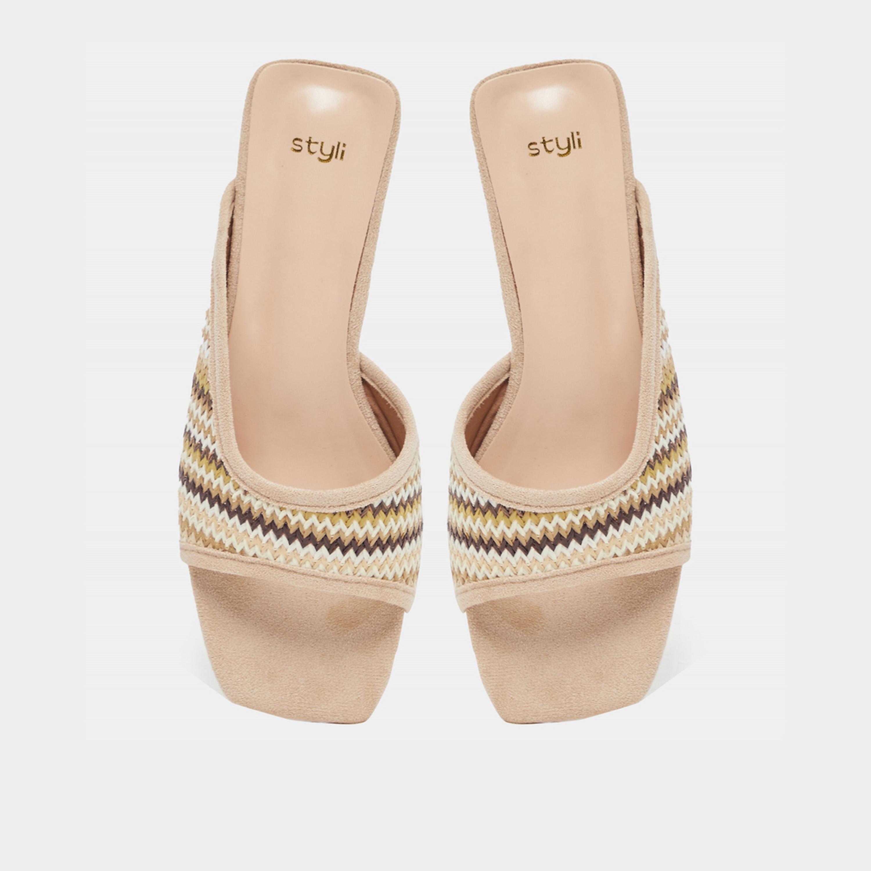 ستايلي - صندل سهل الارتداء بكعب مفتوح عند الأصابع-women-shoes-sandals-heeled-image-5