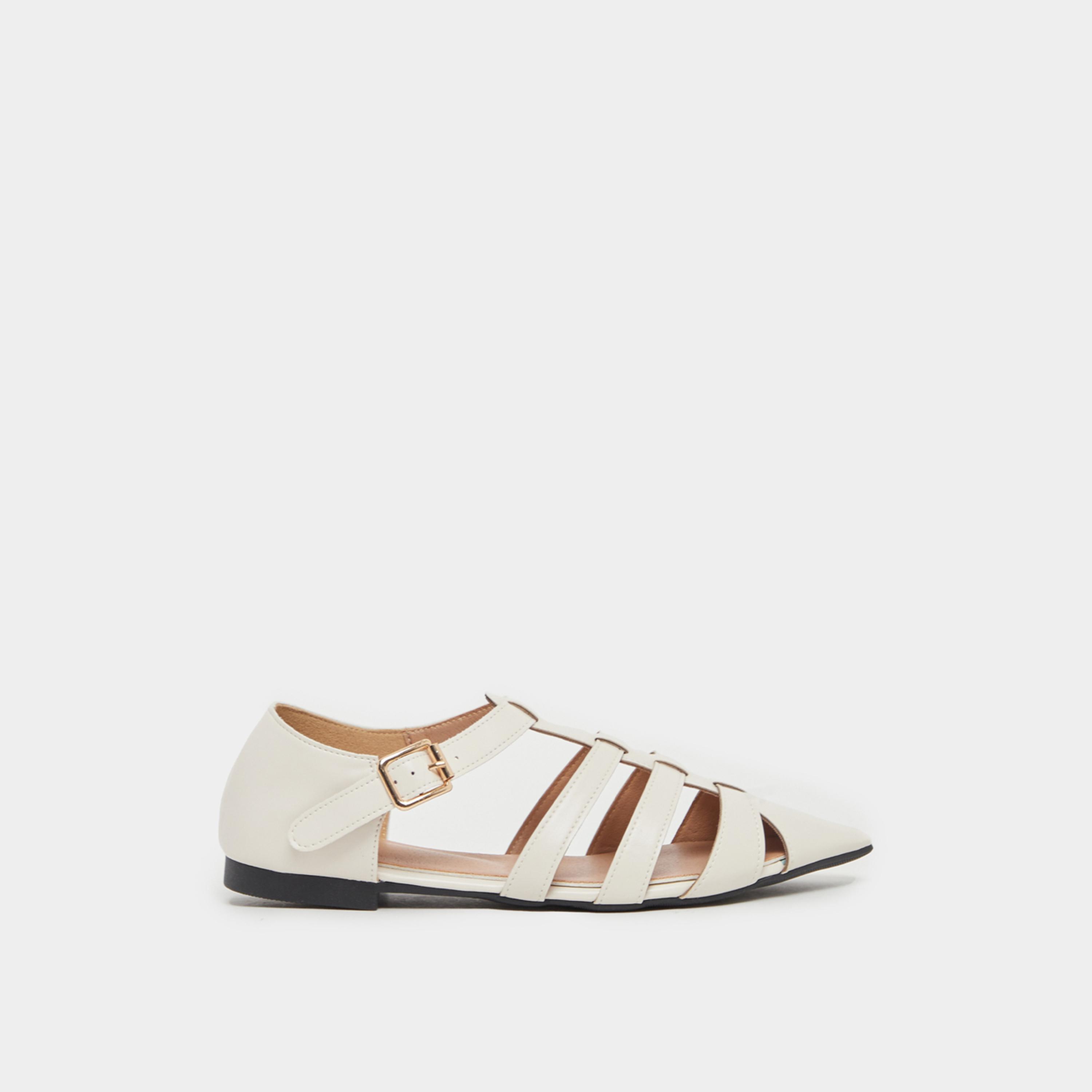 Styli Solid Pointed Toe Casual Shoes-women-shoes-sandals-flats-image-1