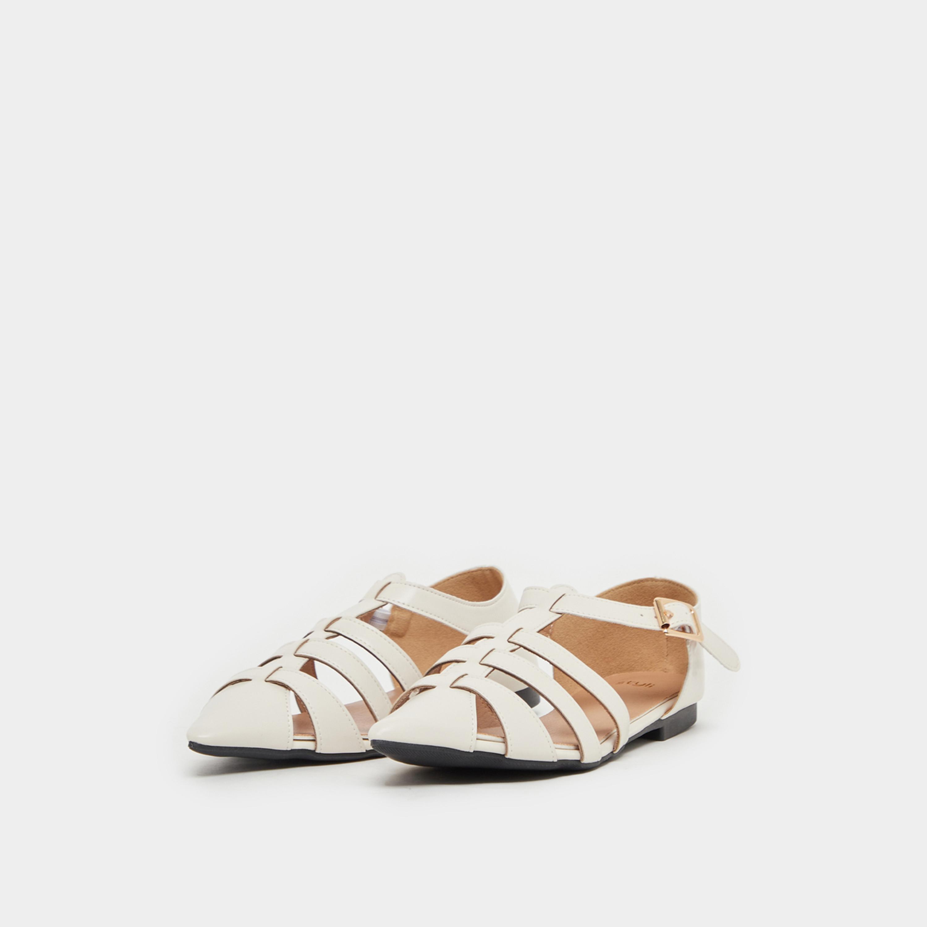 Styli Solid Pointed Toe Casual Shoes-women-shoes-sandals-flats-image-2