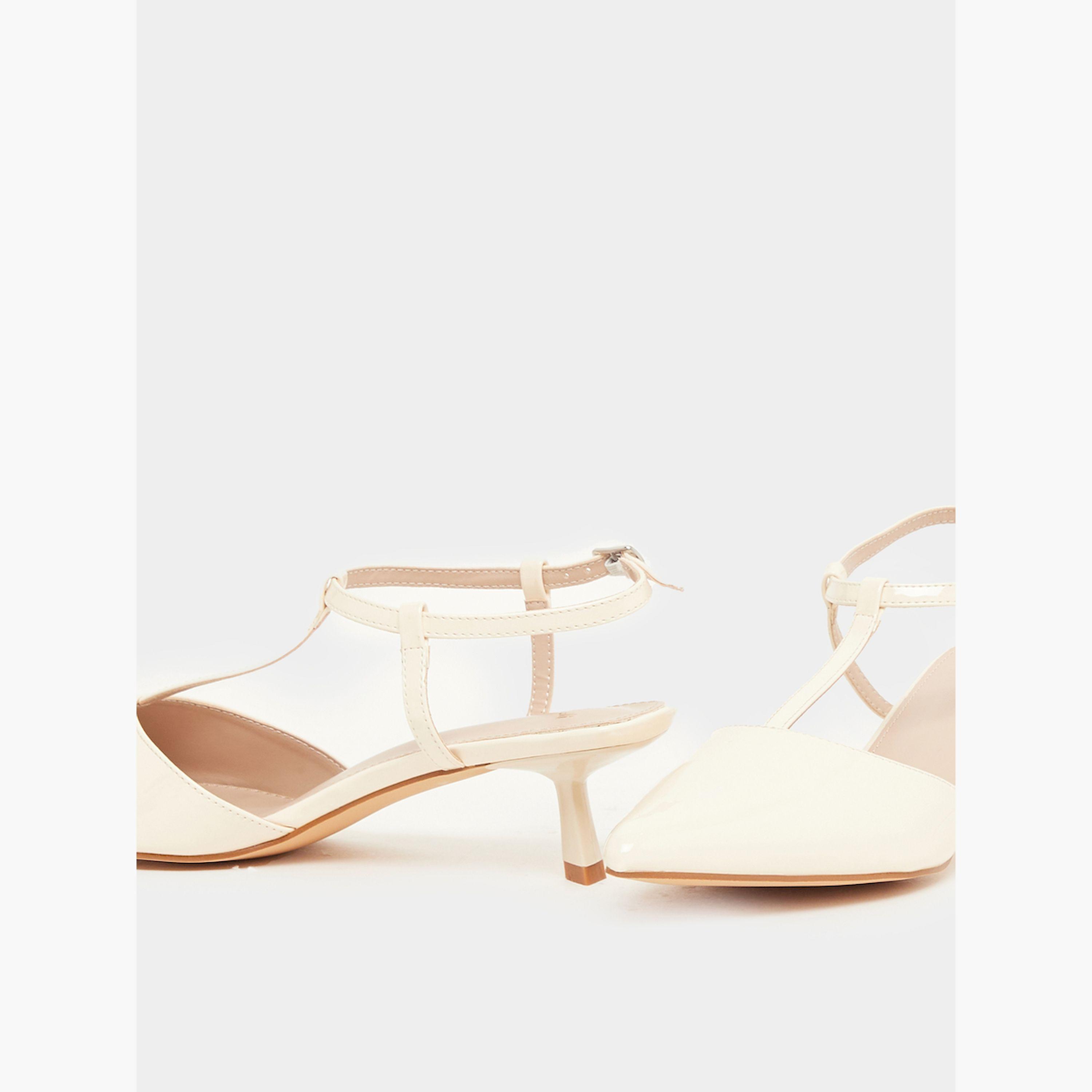 Styli Pointed Toe Kitten Heel Shoes-women-shoes-heels-image-6