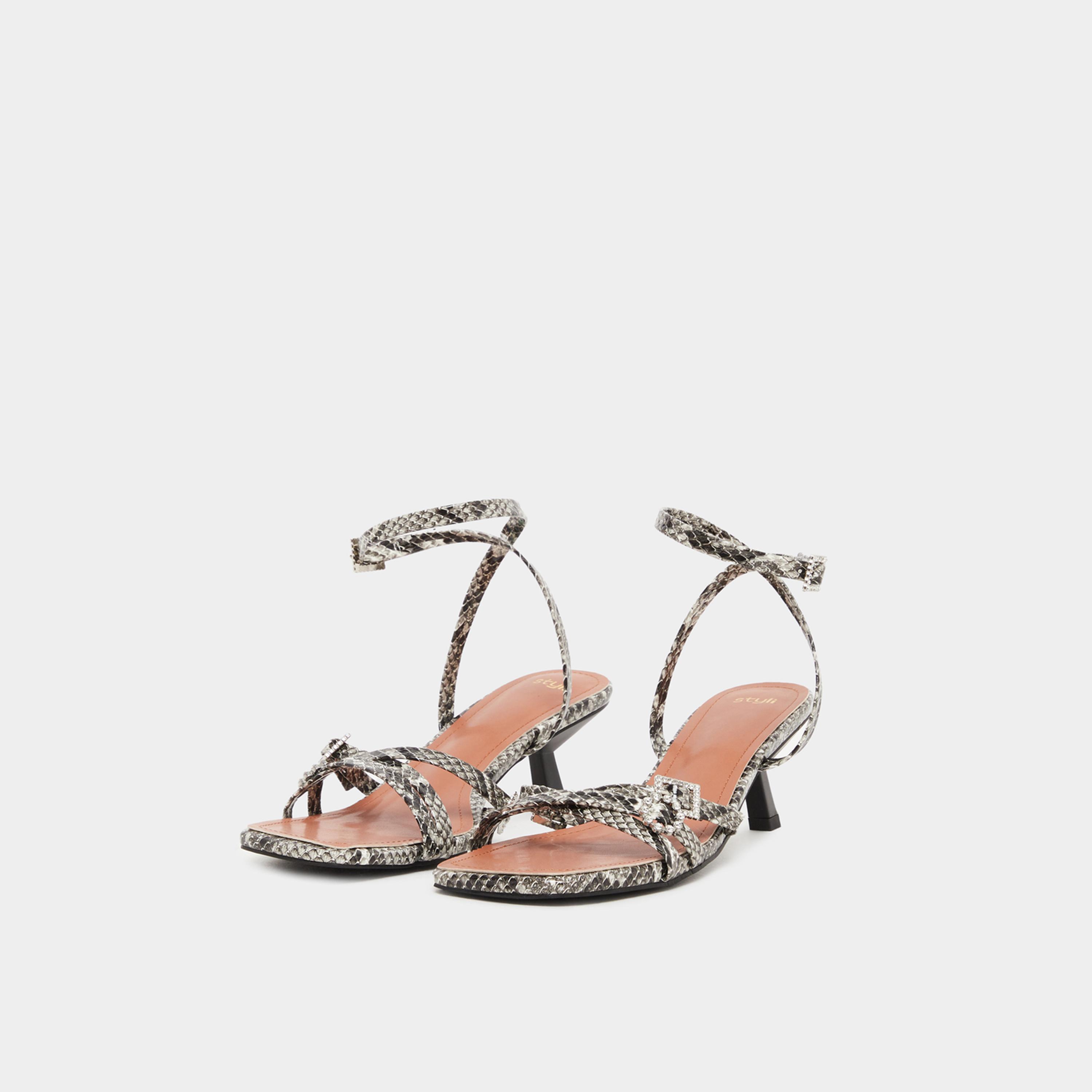 Styli Animal Print Ankle Strap Heel Sandals-women-shoes-sandals-heeled-image-2