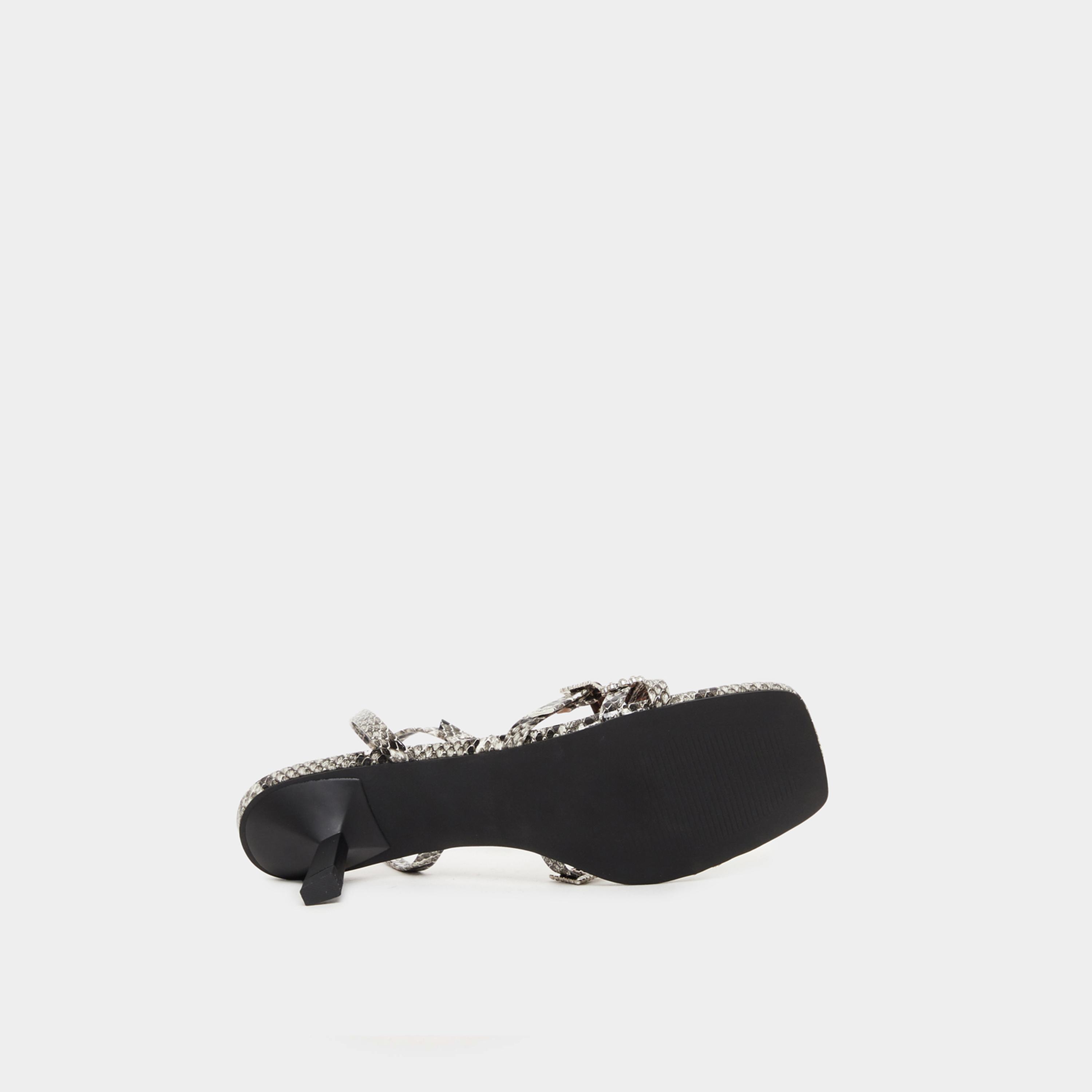 ستايلي - صندل بكعب وحزام للكاحل بطبعة حيوانات-women-shoes-sandals-heeled-image-6