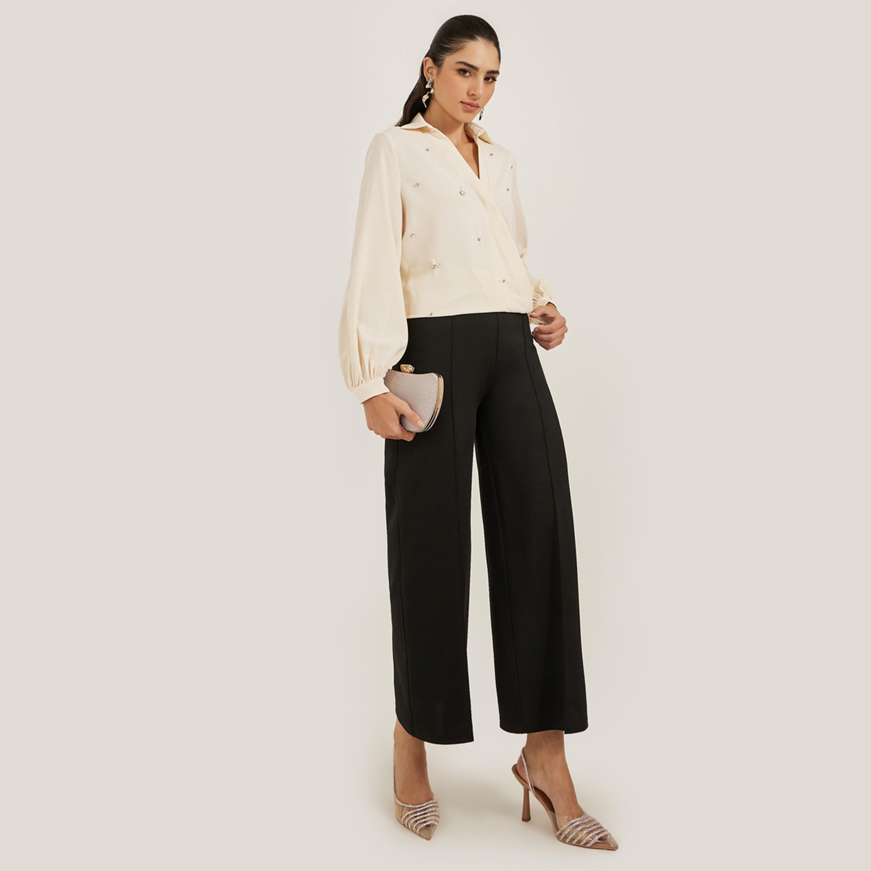 Styli Embellished Regular Fit Wrap Top-women-clothing-shirtsandblouses-blouses-image-2