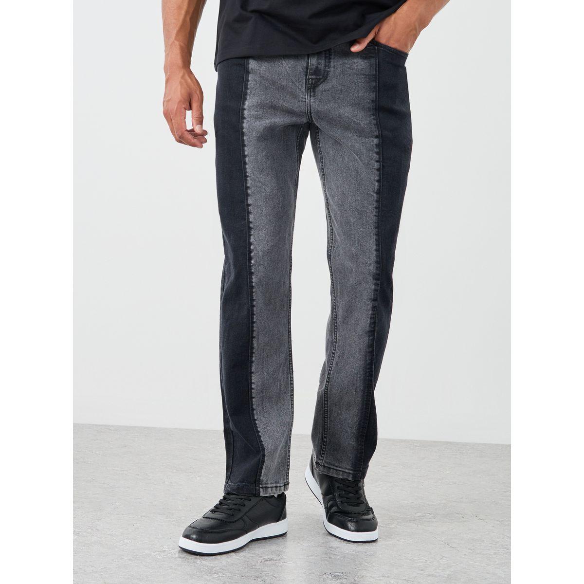 Styli Color Block Mid Rise Relaxed Fit Jeans-men-clothing-bottoms-jeans-image-1