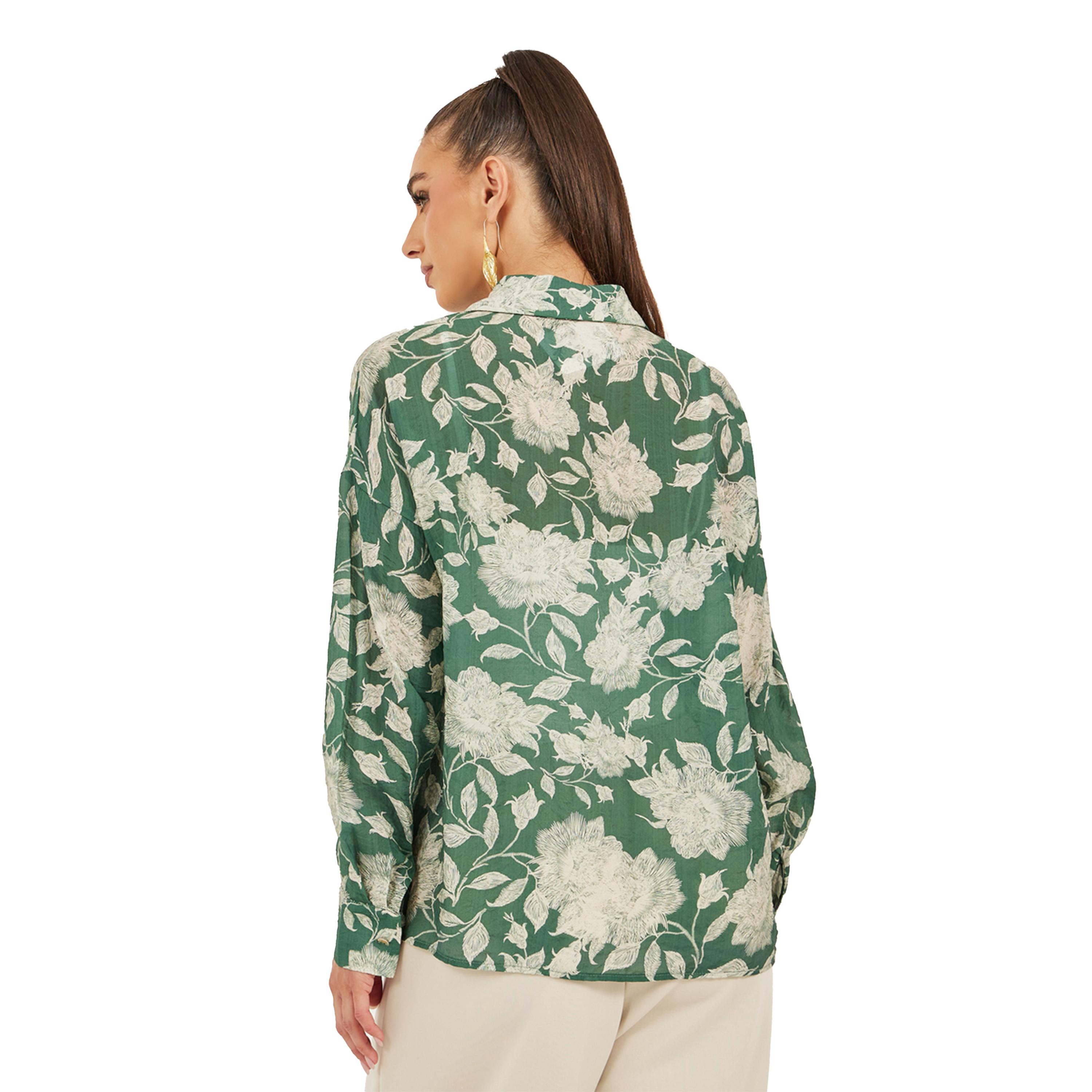 Styli Floral Print Spread Collar Oversized Shirt-women-clothing-shirtsandblouses-shirts-image-6