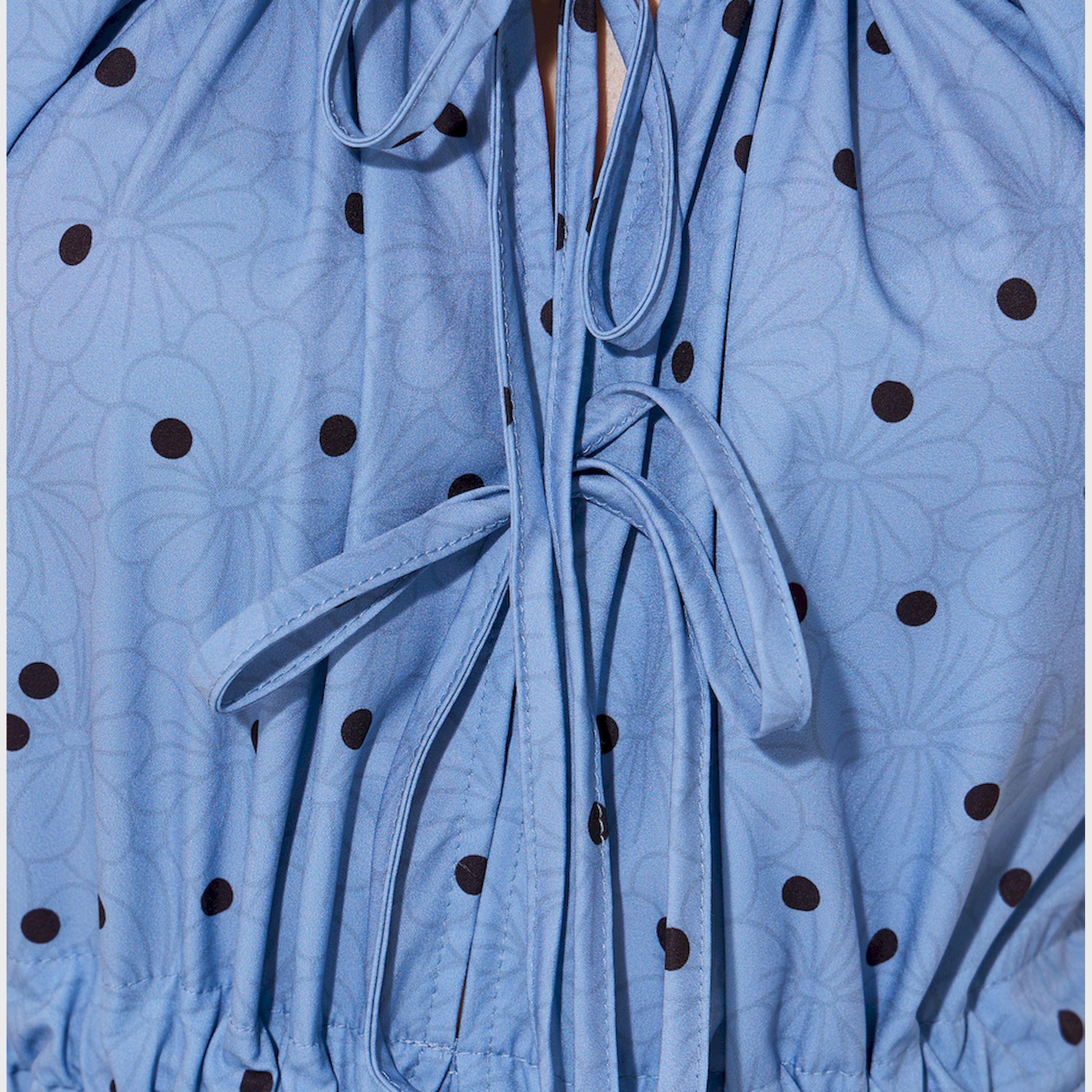 Take Two All-Over Print Puff Sleeve Tiered Midi Dress with Bow Tie-Up Detail-women-clothing-dresses-image-5