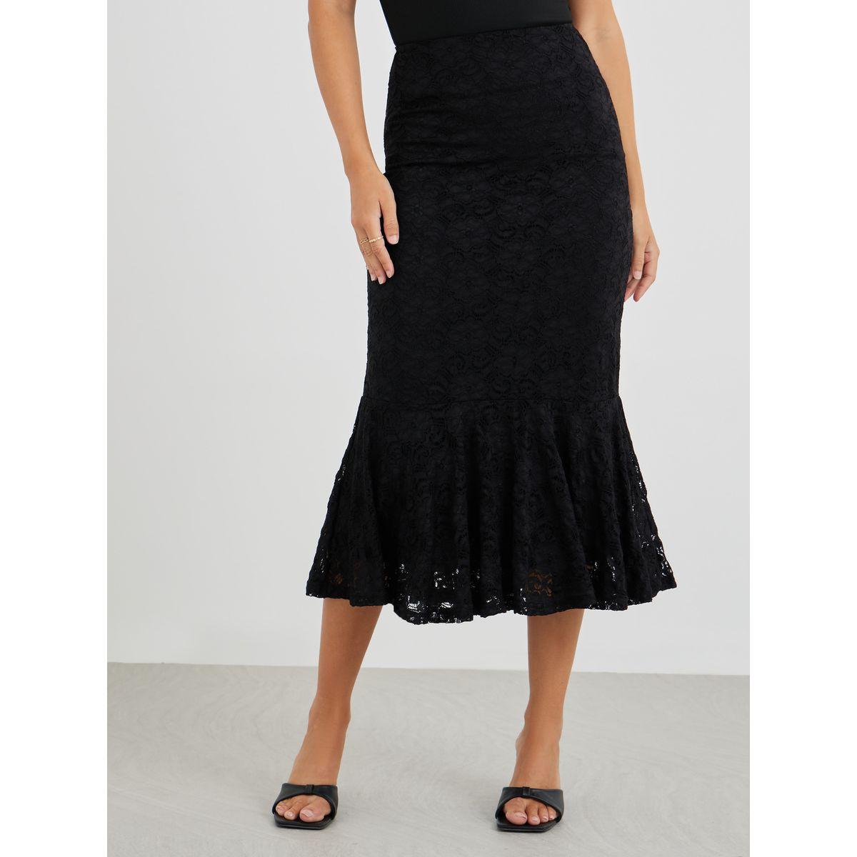 Styli Lace Mermaid Midi Skirt-women-clothing-bottoms-skirts-image-2