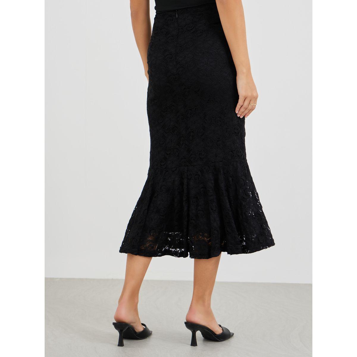 تنورة ميدي ميرميد بتفاصيل دانتيل-women-clothing-bottoms-skirts-image-4