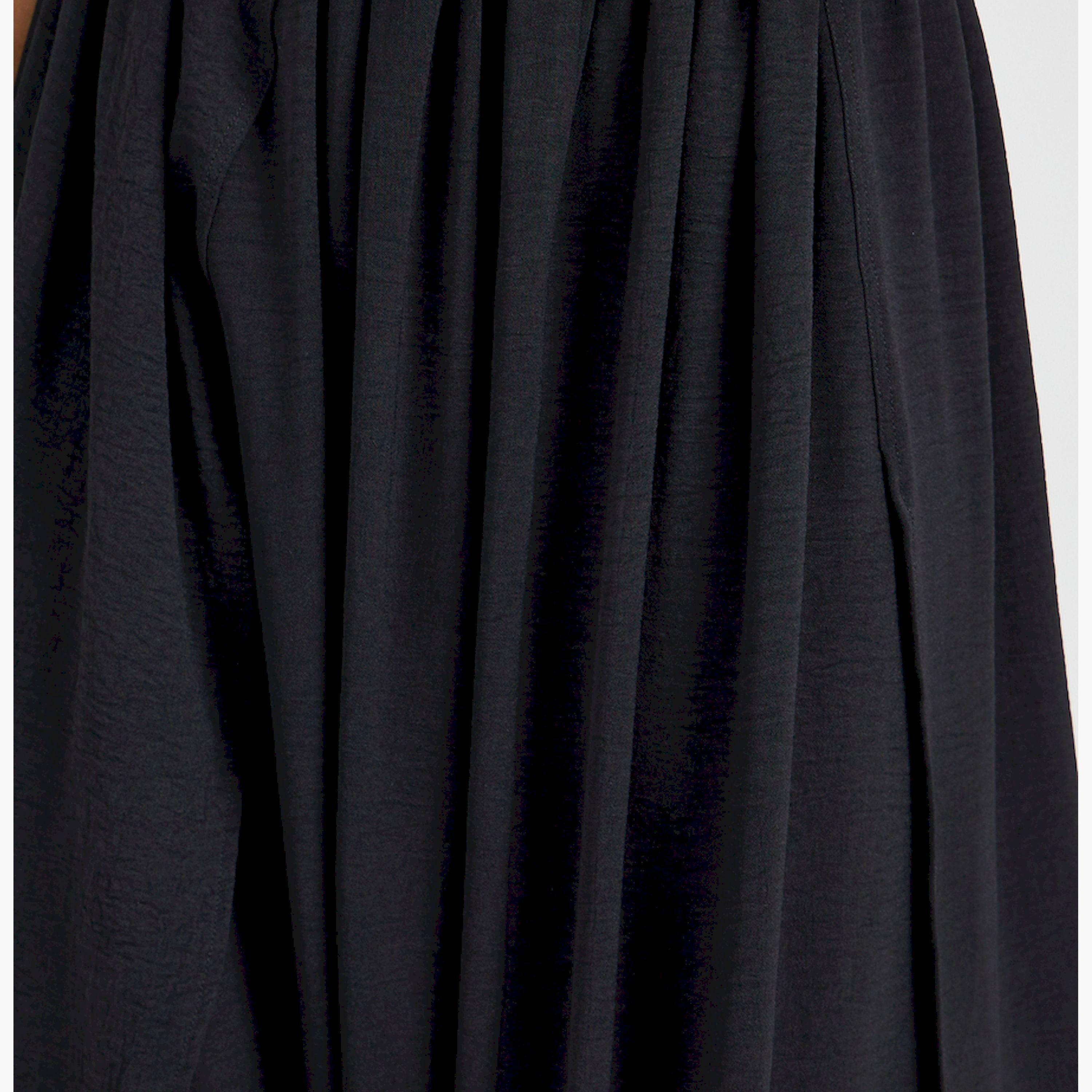Styli Solid Elasticated Waistband Harem Pants-women-clothing-bottoms-trousers-image-3