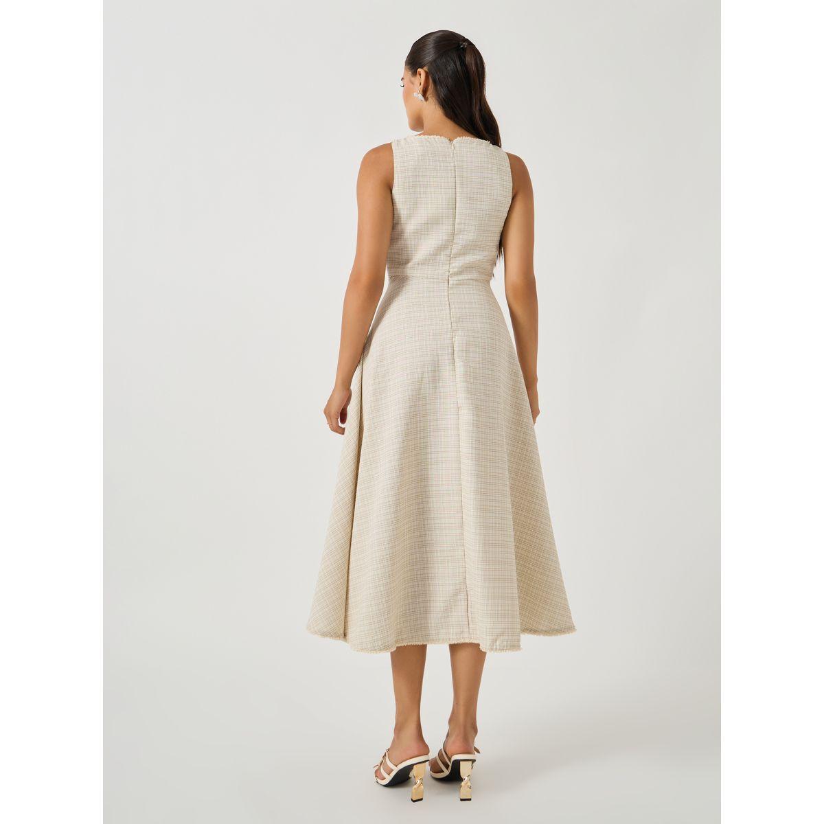 Styli Tweed Sleeveless A-Line Midi Dress-women-clothing-dresses-image-5