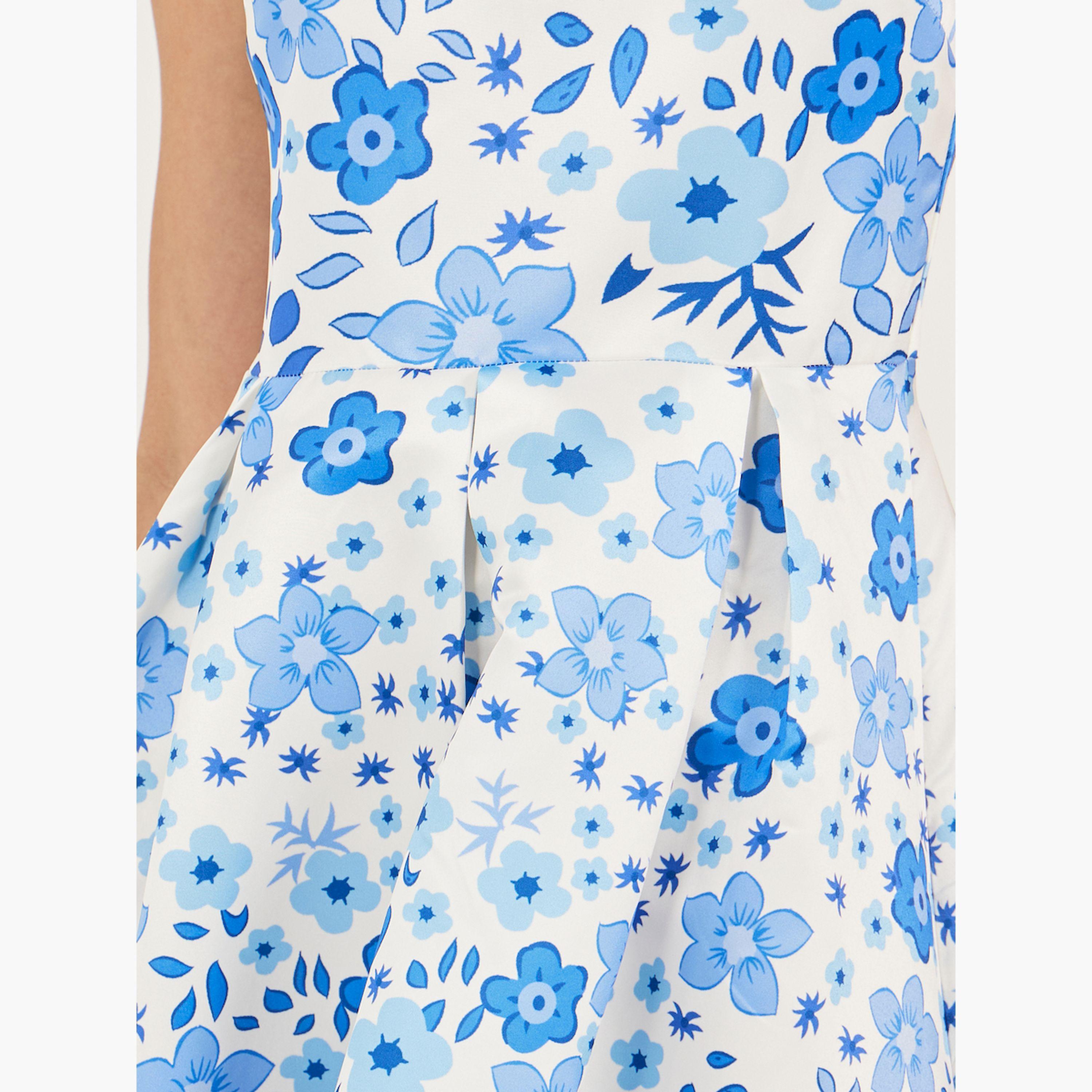 Styli Floral Print Sleeveless Pleated A-Line Midi Dress-women-clothing-dresses-image-4