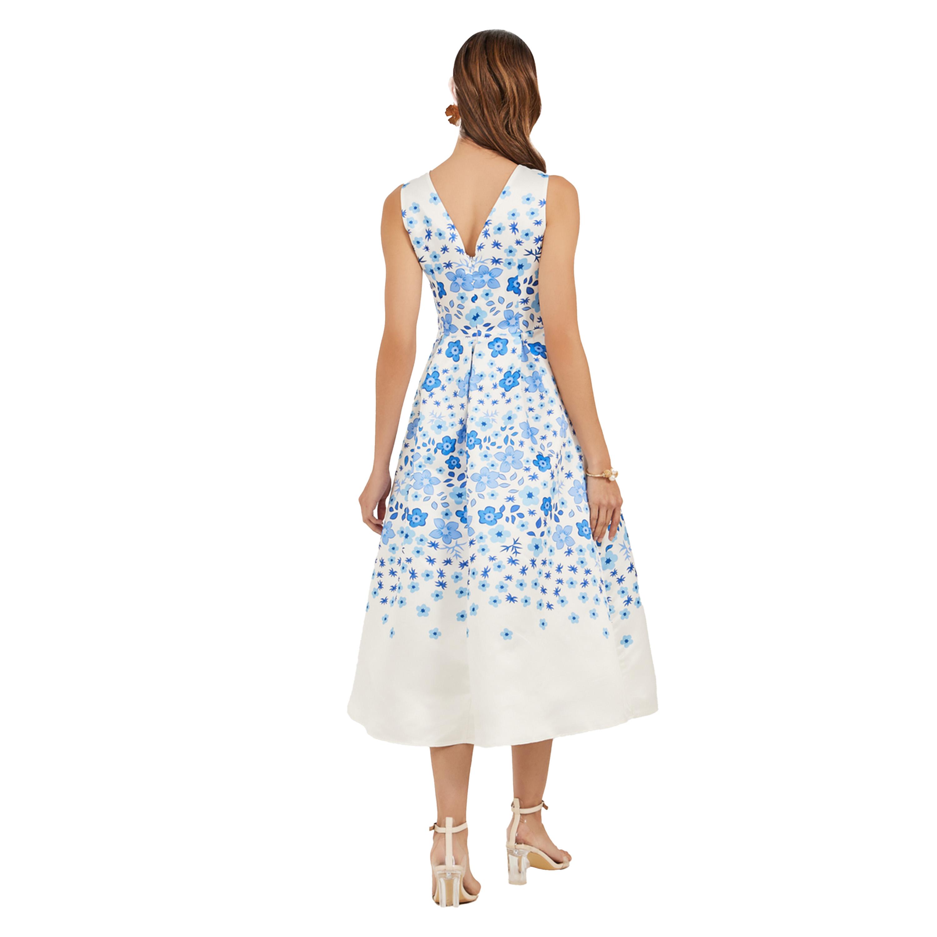 Styli Floral Print Sleeveless Pleated A-Line Midi Dress-women-clothing-dresses-image-5