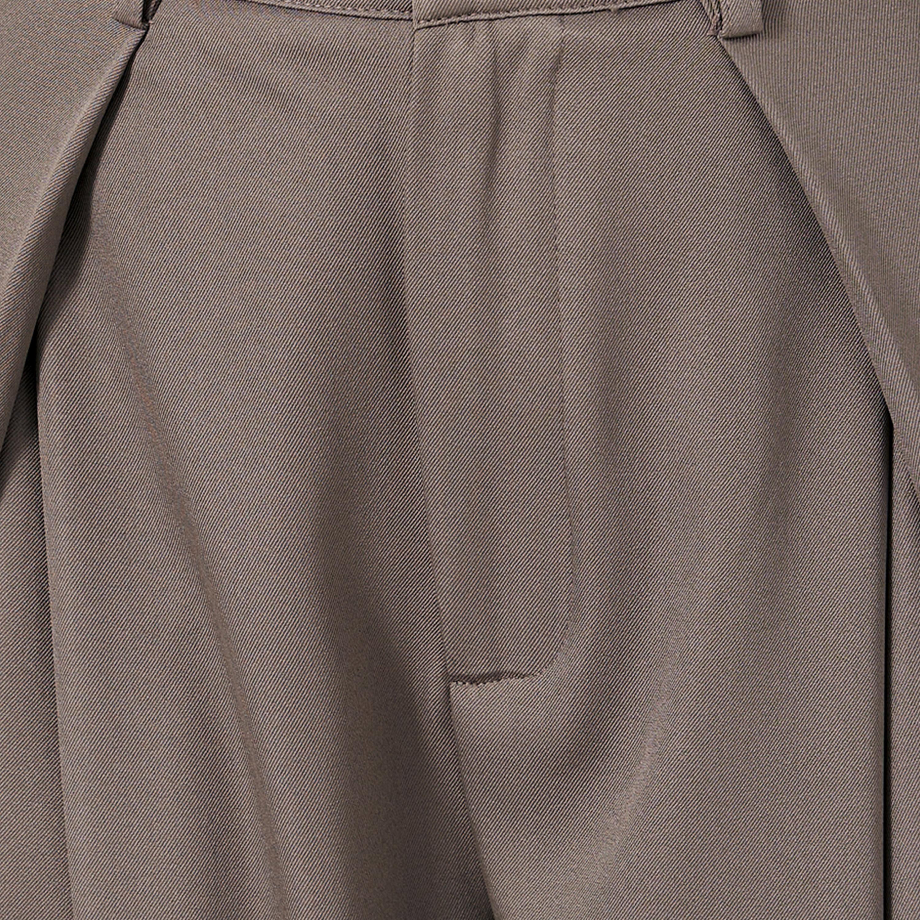 ستايلي - بنطال بيج واسع الساق بكسرات للنساء-women-clothing-bottoms-trousers-image-3
