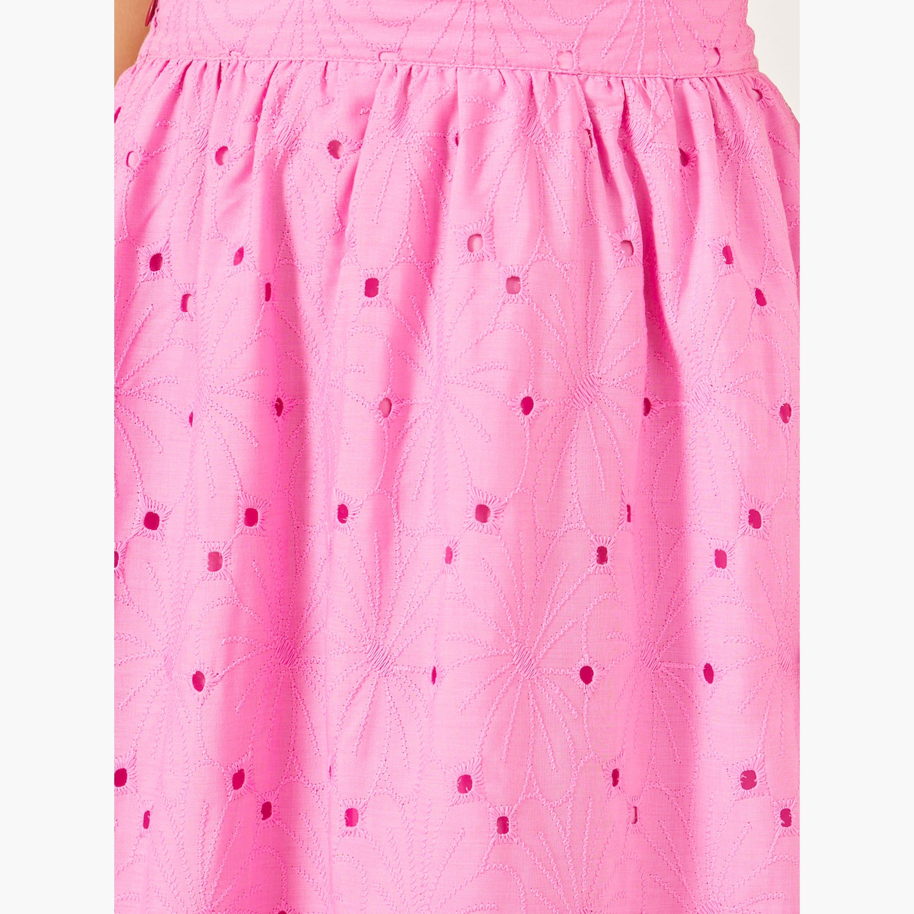 تنورة طويلة شيفلي بحافة واسعة وشق-women-clothing-bottoms-skirts-image-3