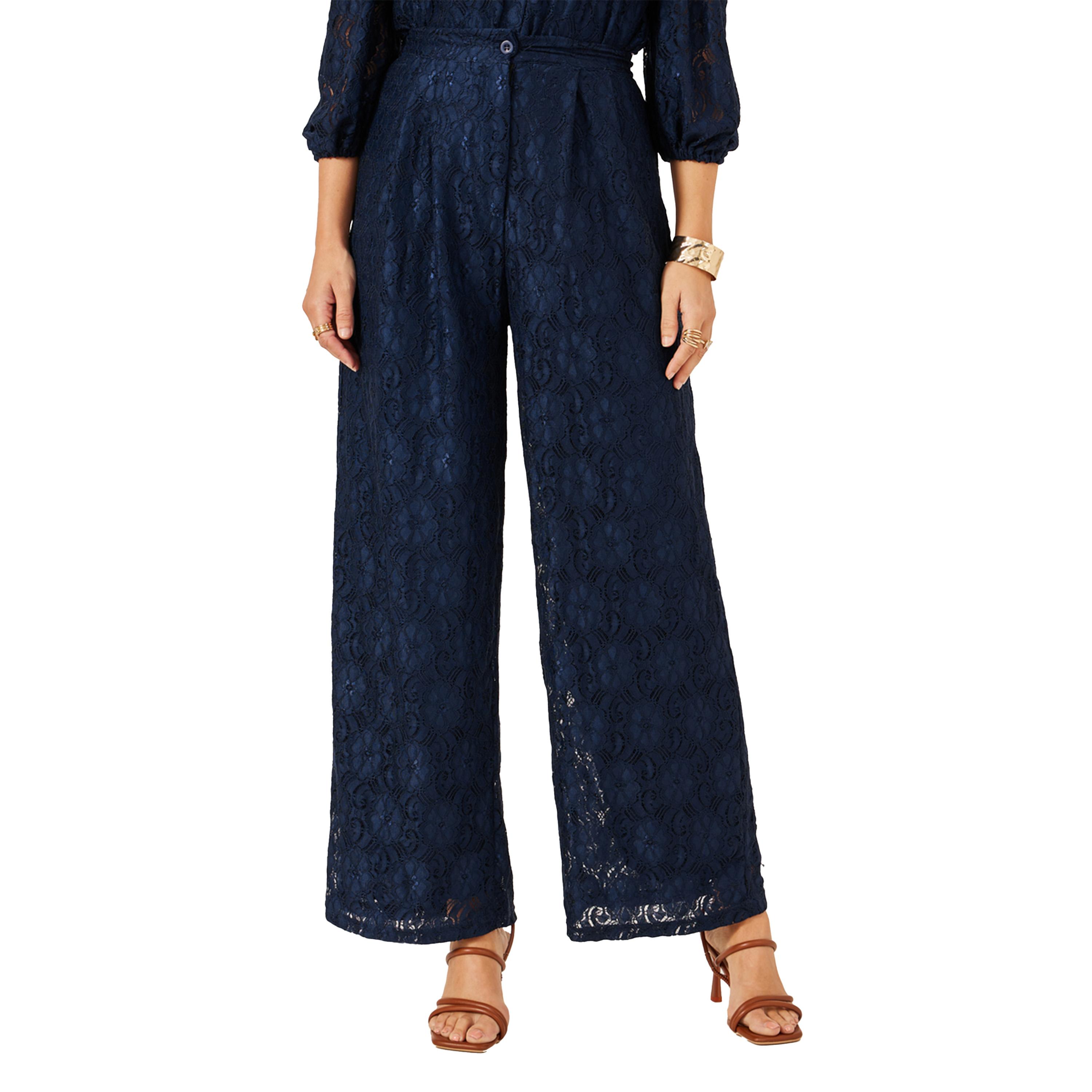 Styli Mid Rise Wide Leg Lace Pants-women-clothing-bottoms-trousers-image-2