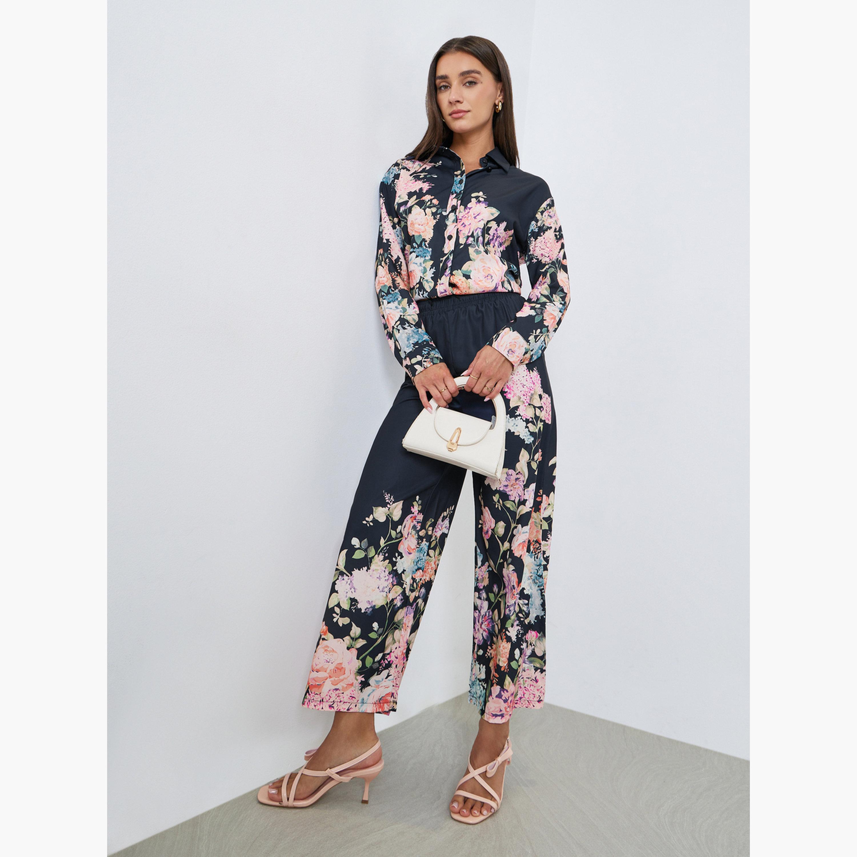 Styli Women Floral Print Long Sleeve Shirt-women-clothing-shirtsandblouses-shirts-image-2