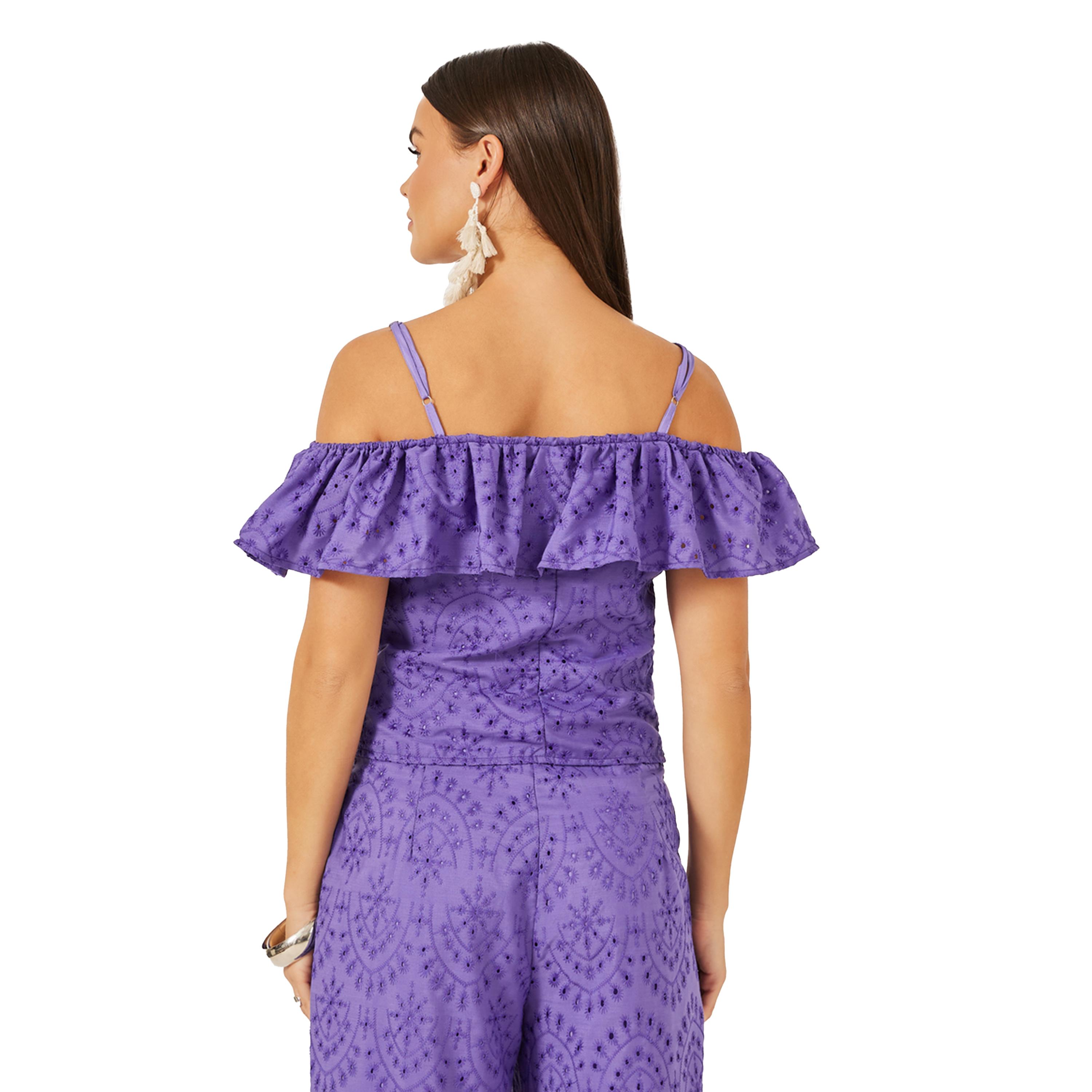 Styli Schiffli Embroidered Off Shoulder Top-women-clothing-shirtsandblouses-blouses-image-4