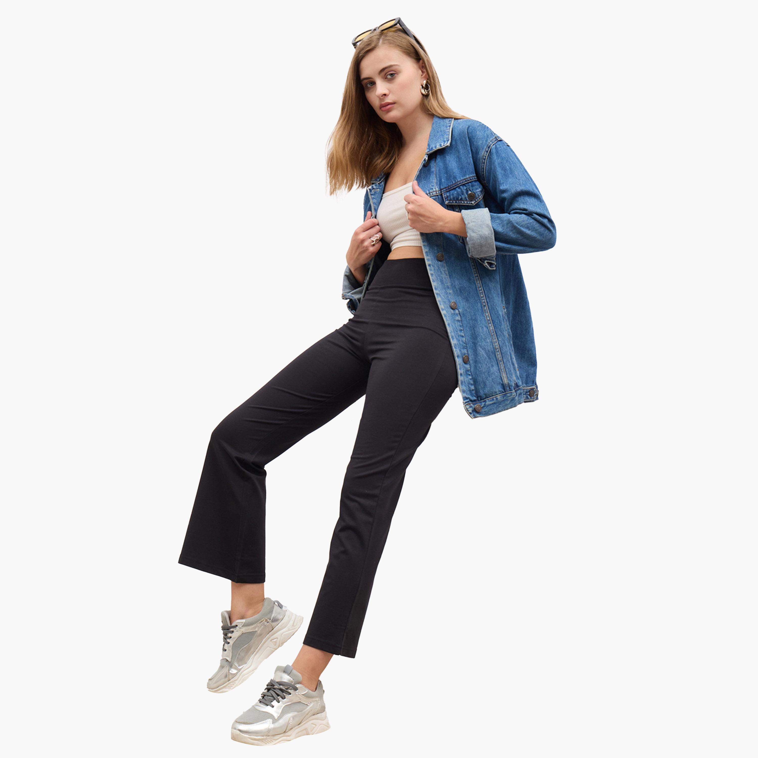 ستايلي-  بنطال ضيق واسع بخصر مطاطي-women-clothing-bottoms-joggers-image-6